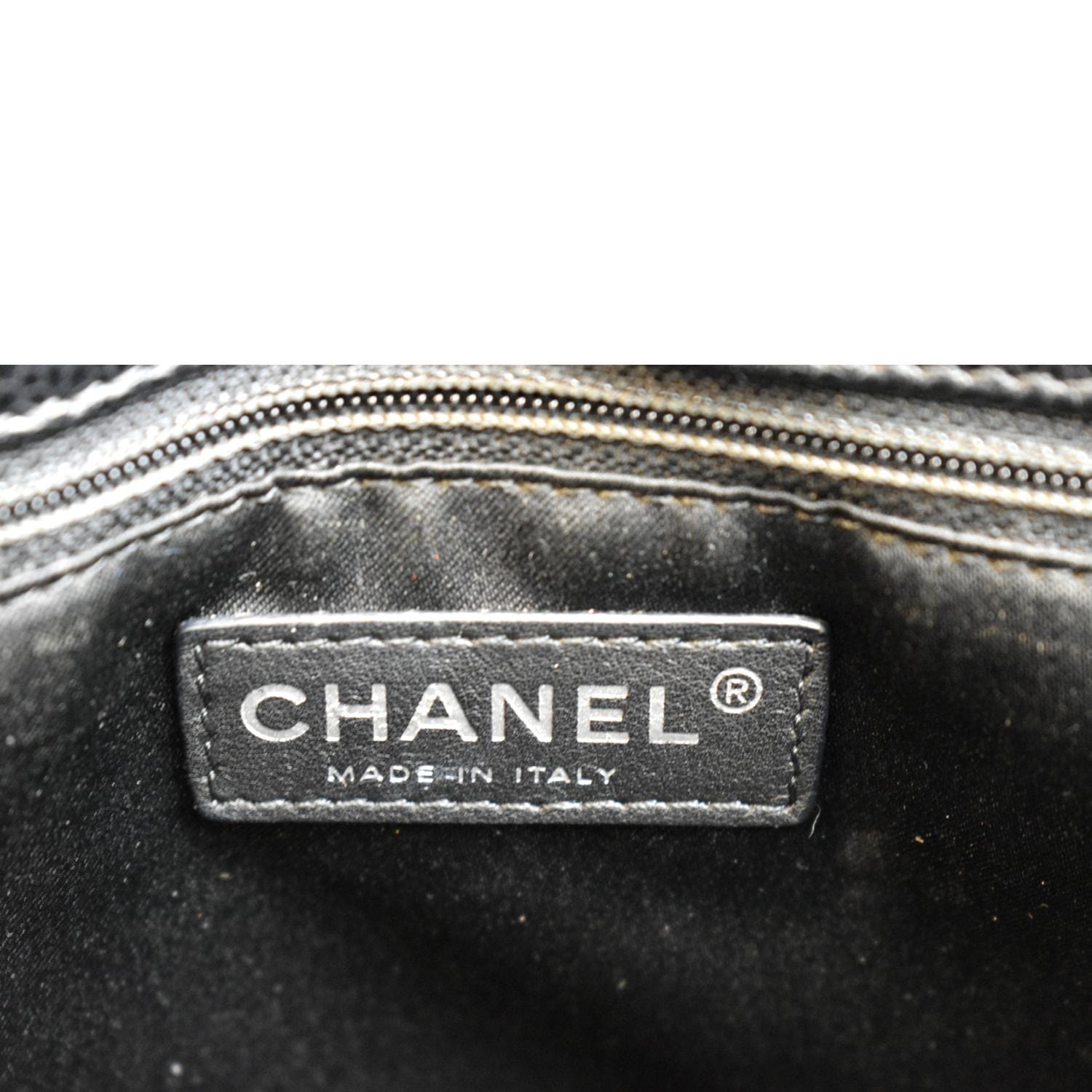 Chanel Grand Shopping Caviar GST Leather Black Travel Bag