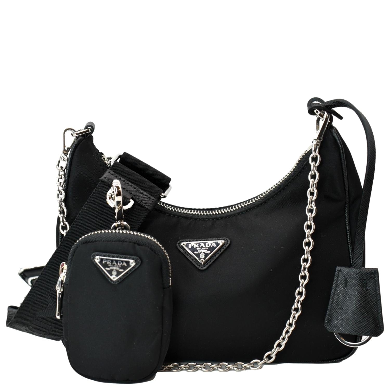 Prada Re Edition Shoulder Bag Nylon Black Re Edition 2005