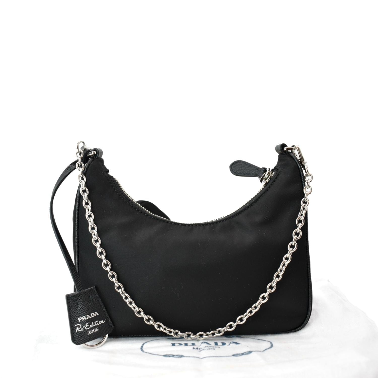 Prada Re Edition Shoulder Bag Nylon Black Re Edition 2006