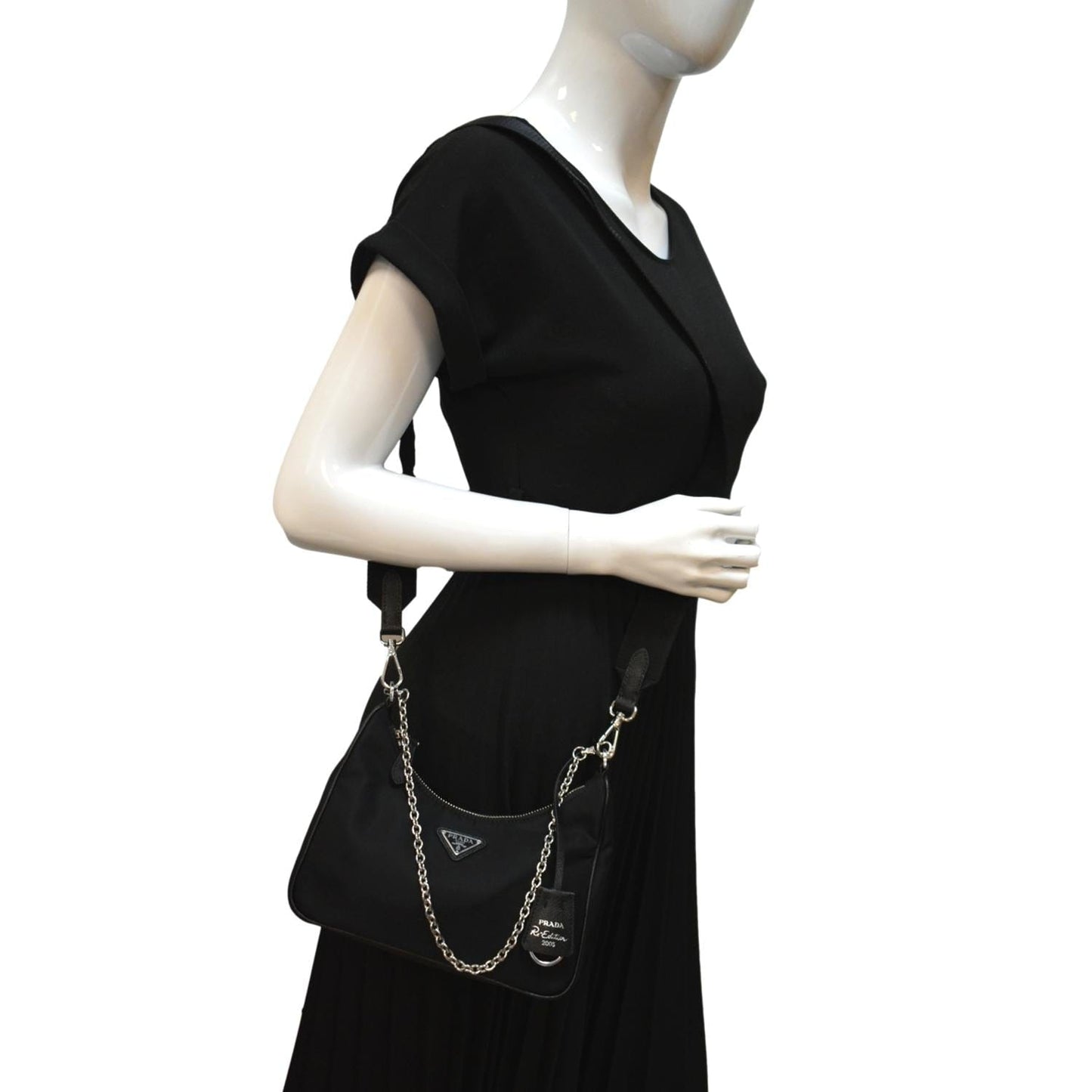 Prada Re Edition Shoulder Bag Nylon Black Re Edition 2006
