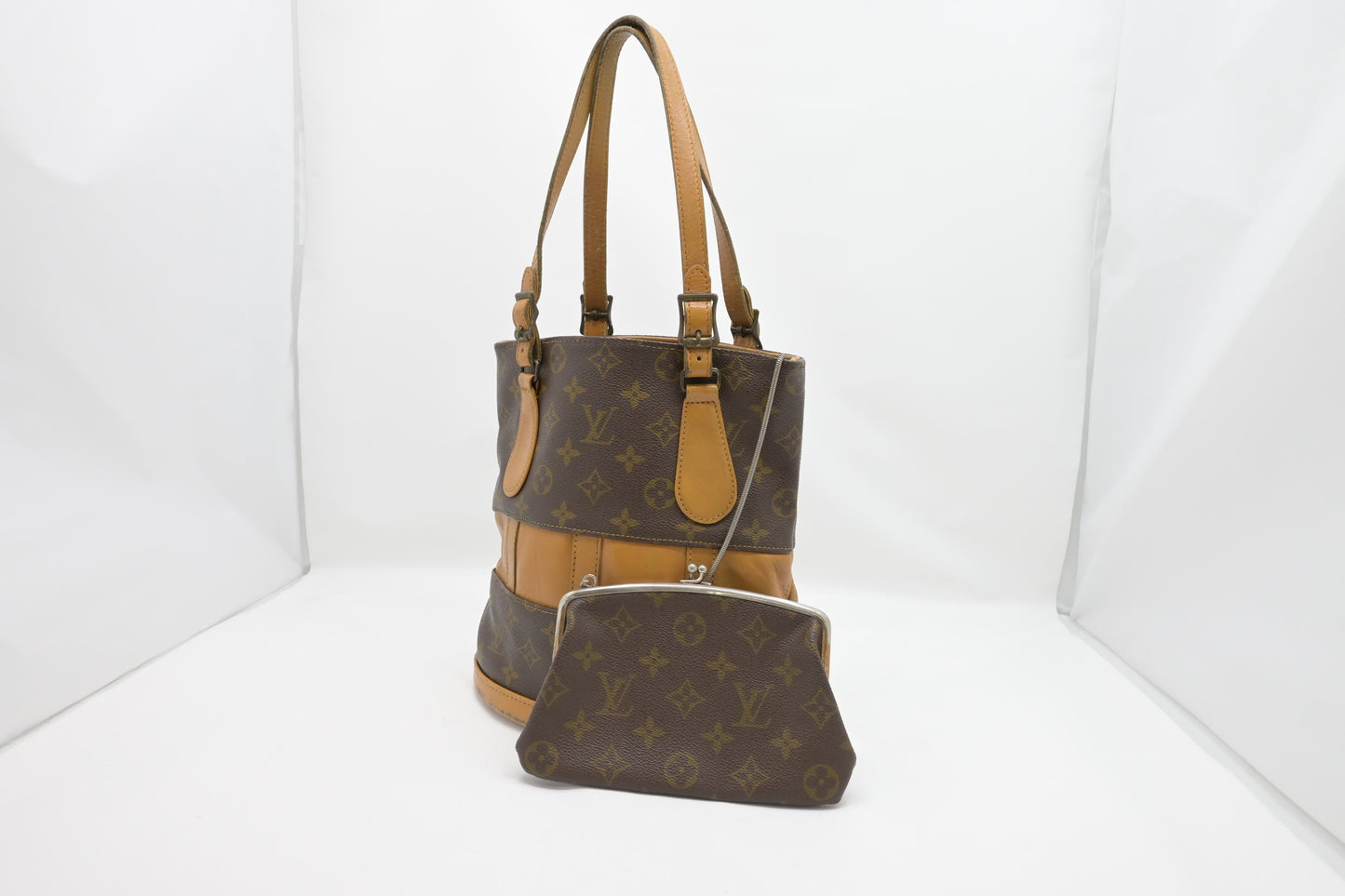 Louis Vuitton French Company Bucket PM Monogram Canvas Bucket Bag Canvas 3
