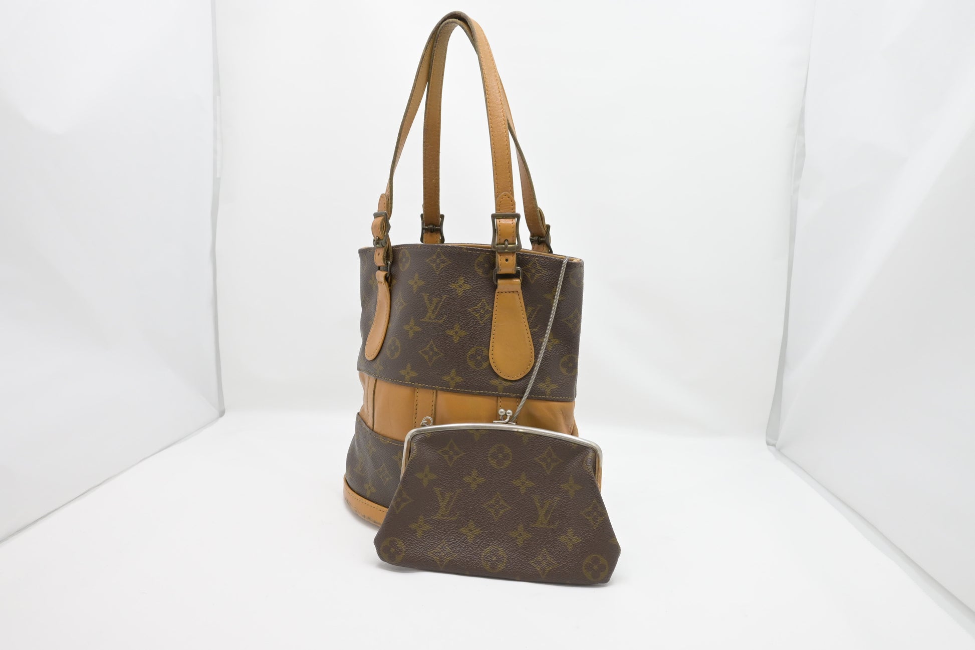 Louis Vuitton French Company Bucket PM Monogram Canvas Bucket Bag Canvas 3