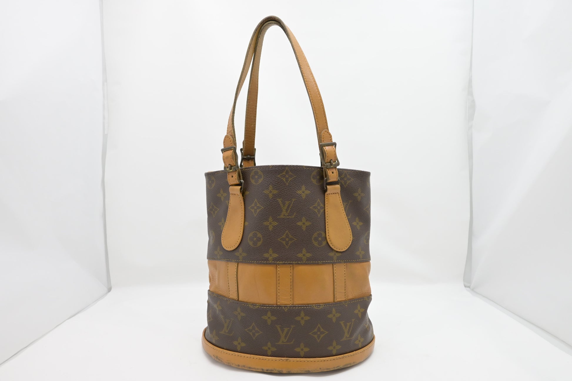 Louis Vuitton French Company Bucket PM Monogram Canvas Bucket Bag Canvas 3