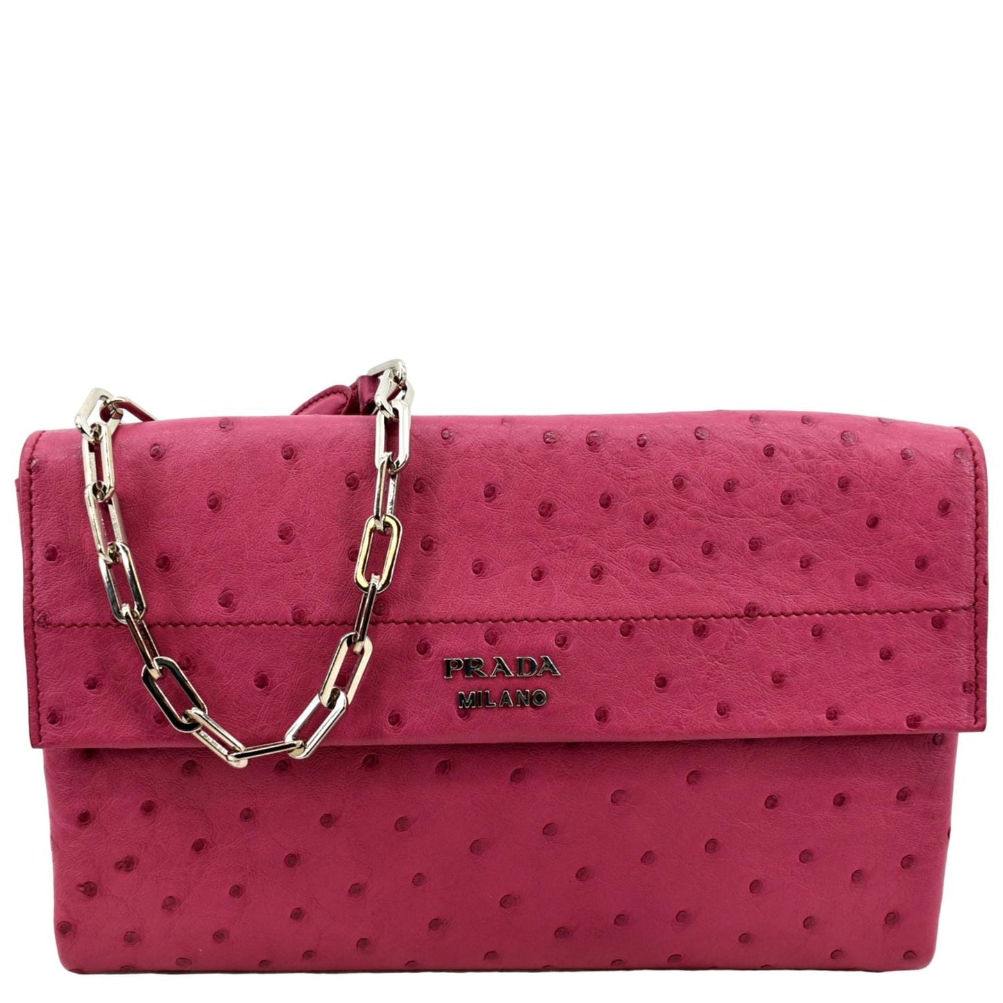 Shoulder Bag Leather Pink