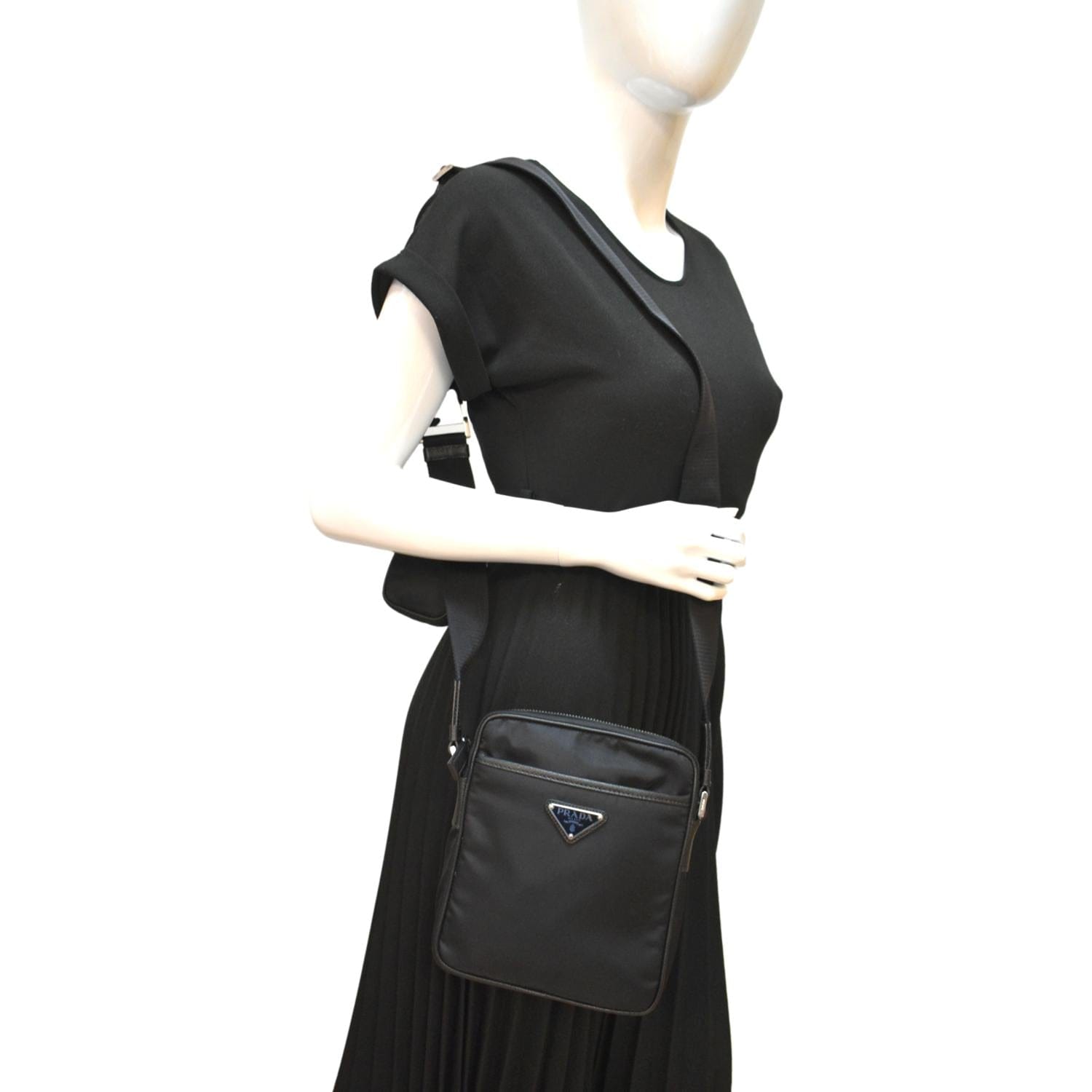 Prada Re Crossbody Bag Leather Nylon Saffiano