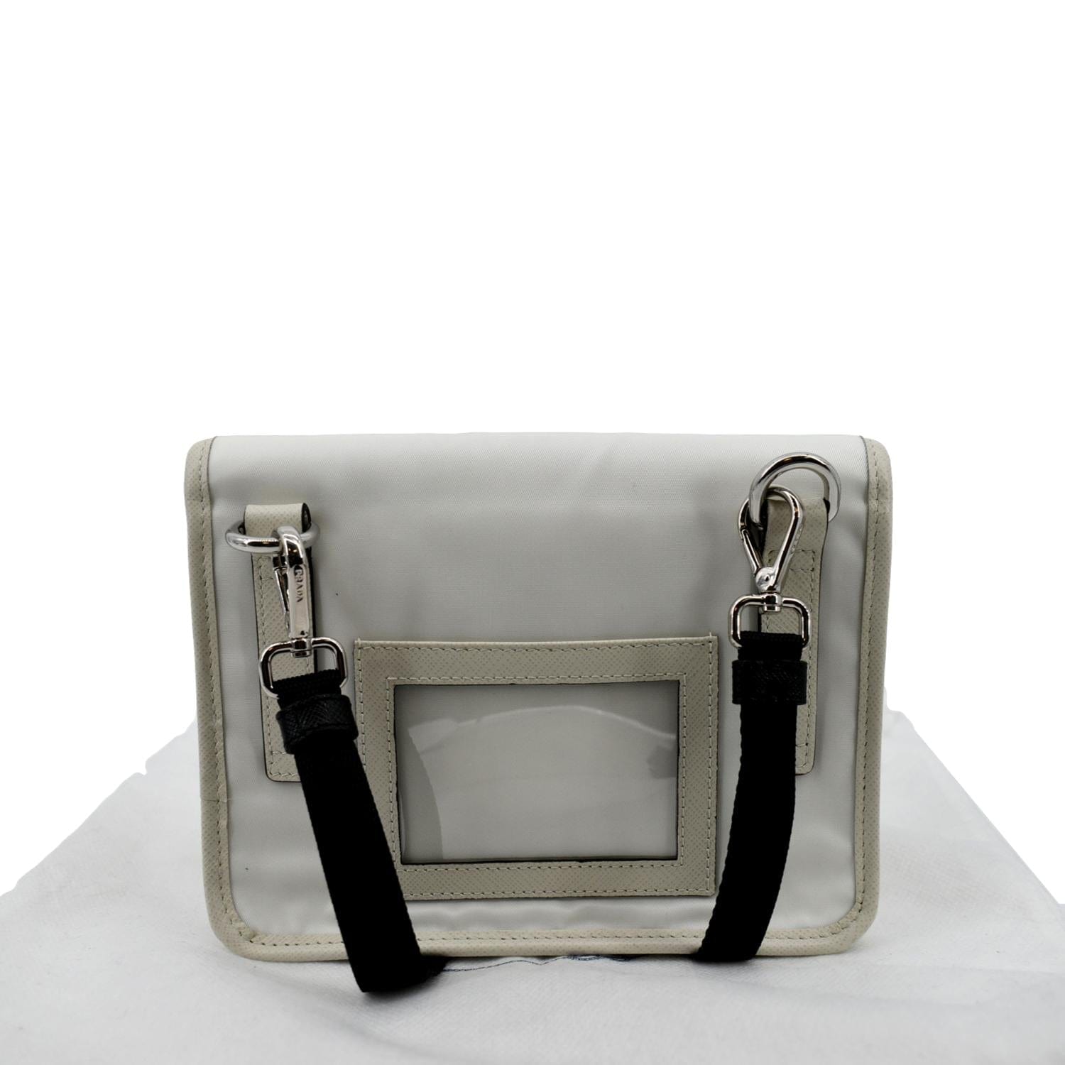 Prada Re Smartphone Case Shoulder Bag Leather Nylon Saffiano