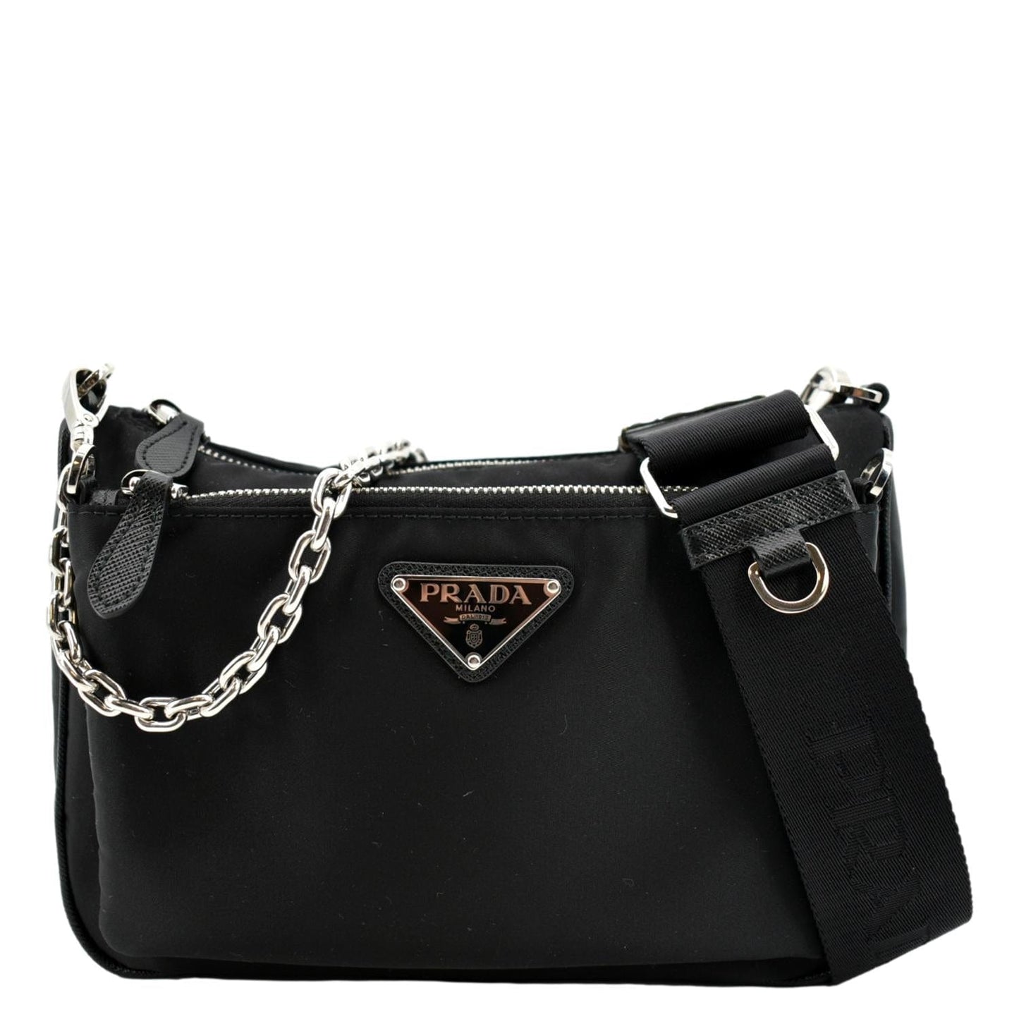 Prada Re Crossbody Bag Nylon Black Prada Nylon Crossbody