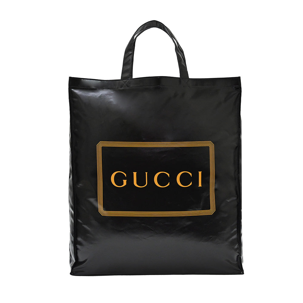 Black Gucci Print Medium Tote [Clearance Sale]