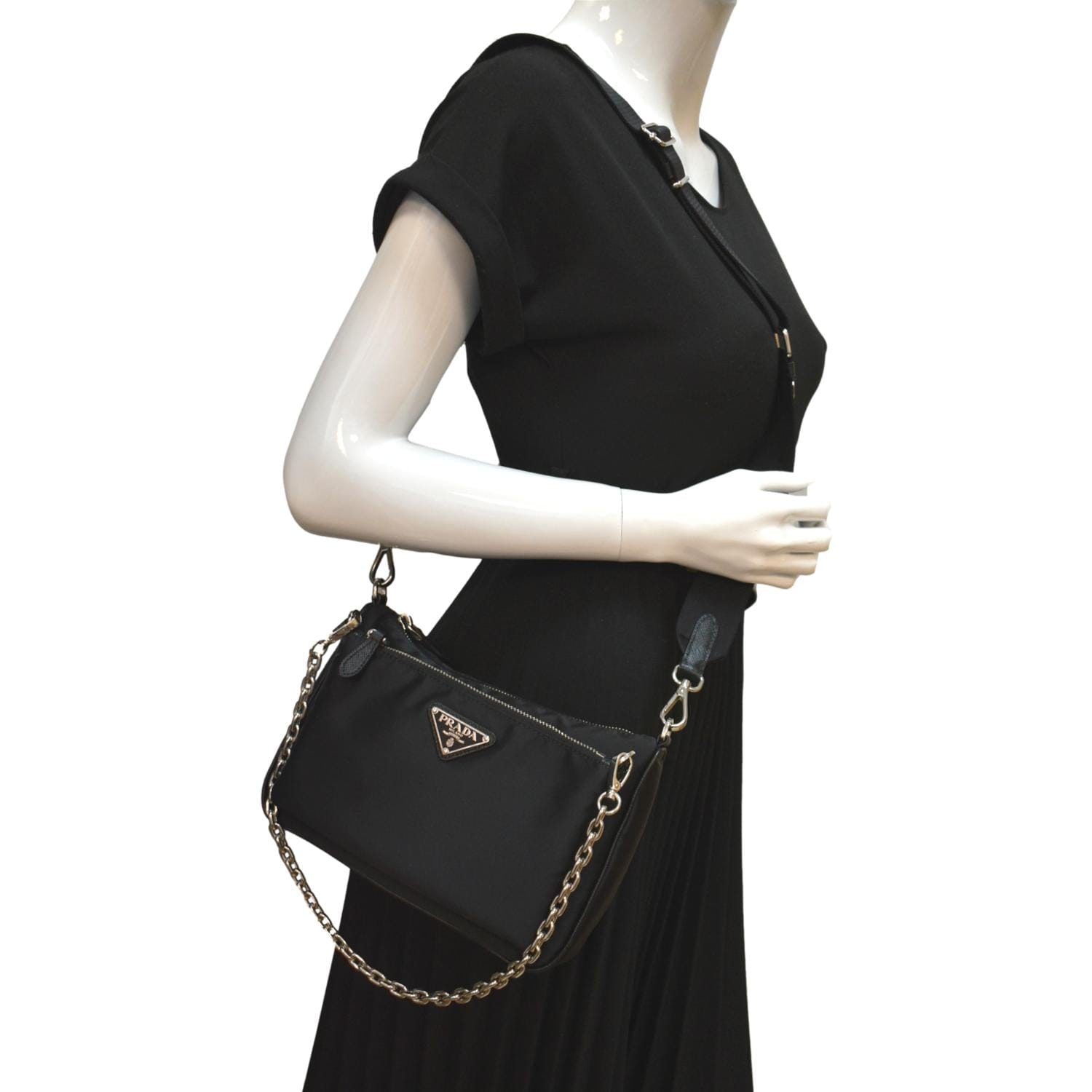 Prada Re Crossbody Bag Nylon Black Prada Nylon Crossbody