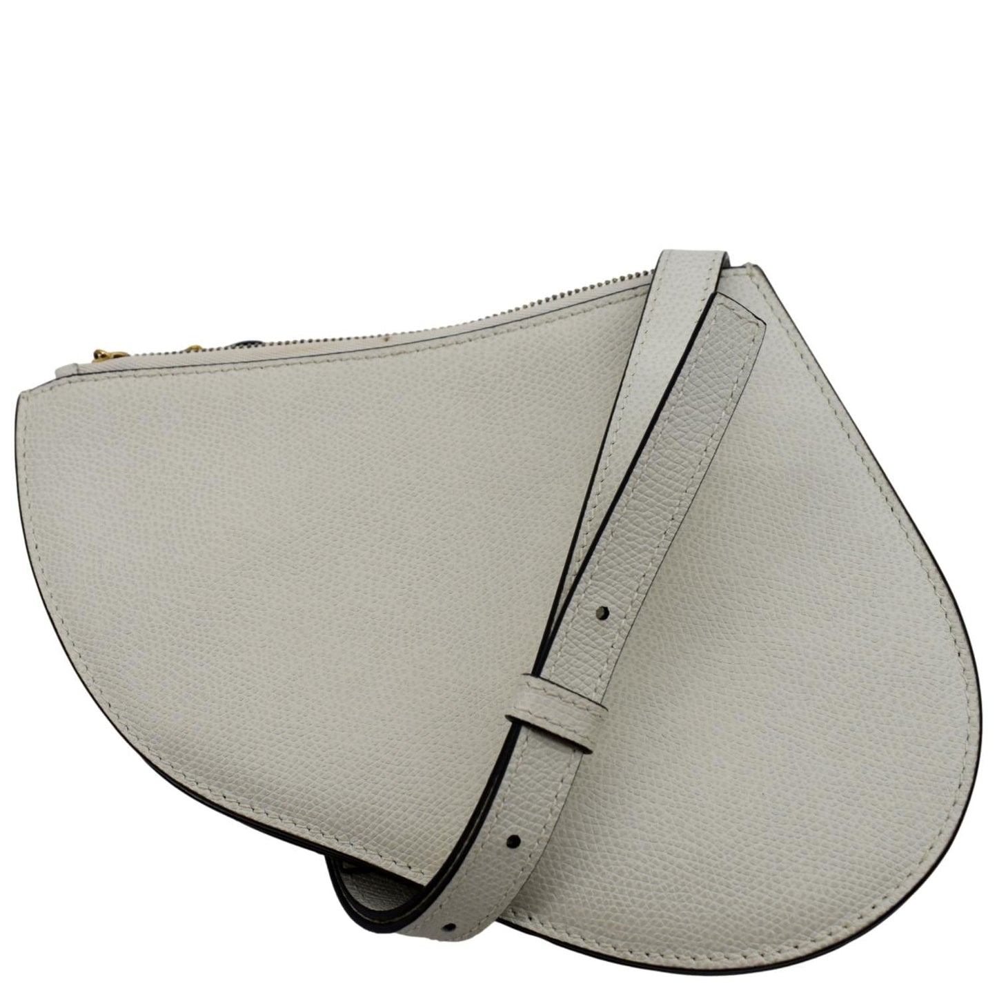 Dior Women Saddle Trio Crossbody Pouch Bag Leather White Crossbody Bag