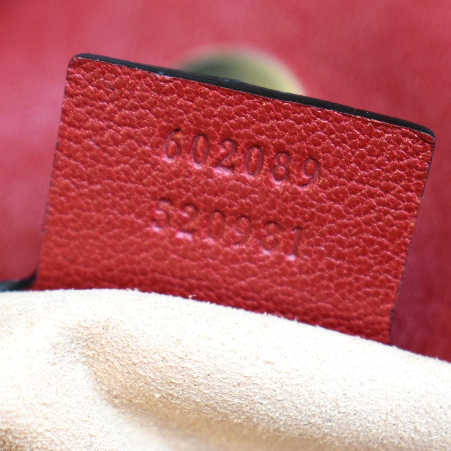 GUCCI Horsebit 1955 Leather Messenger Bag Red 602089