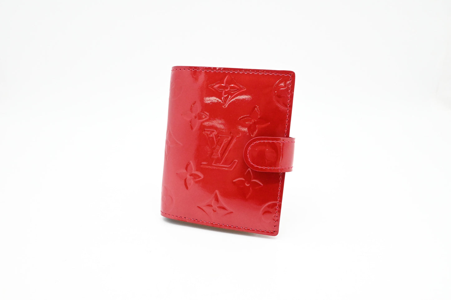 Louis Vuitton Agenda Vernis Leather Red Mini Bag