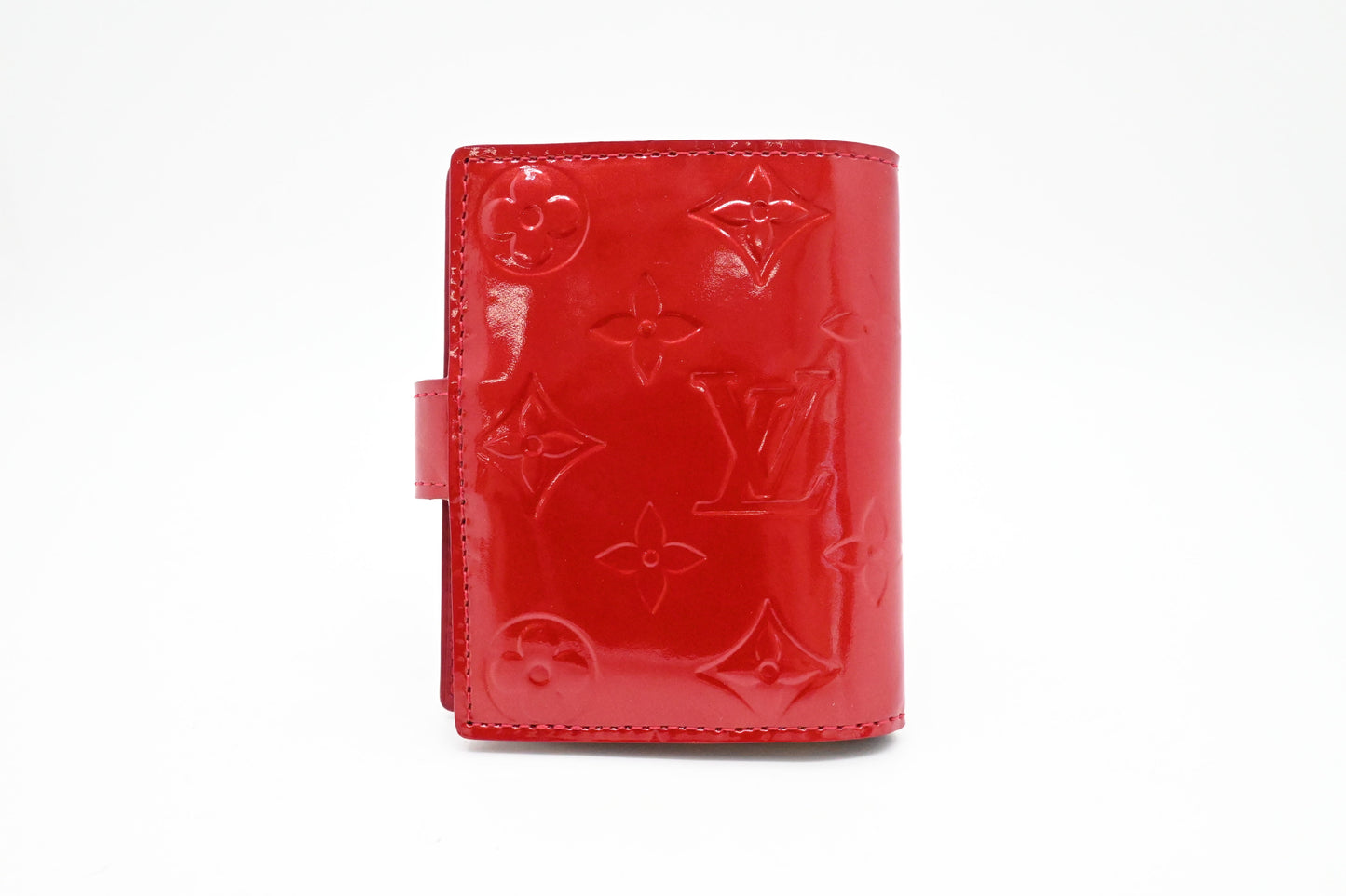 Louis Vuitton Agenda Vernis Leather Red Mini Bag