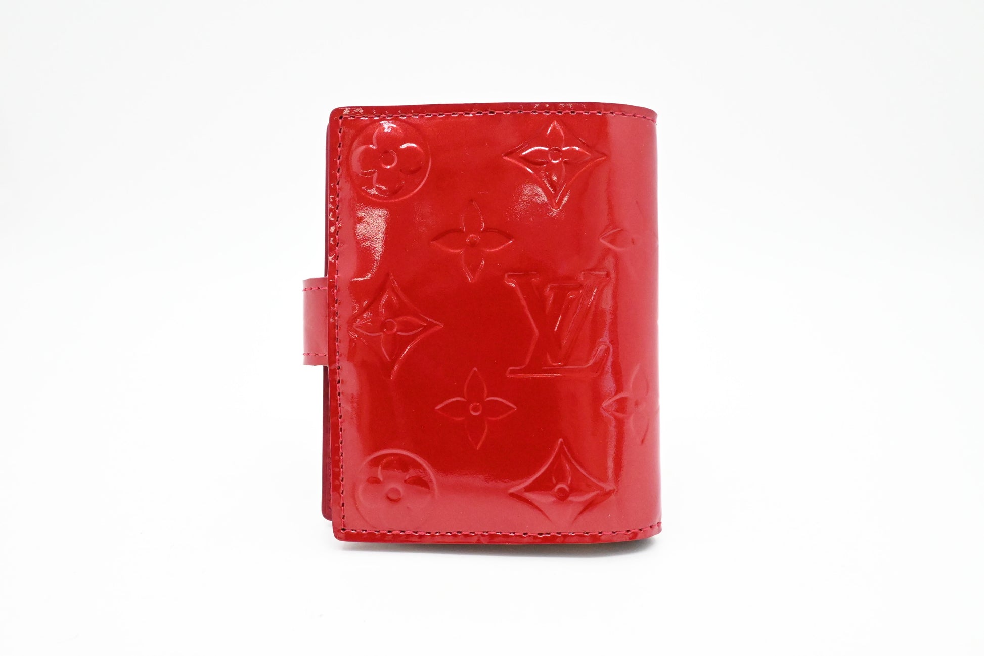 Louis Vuitton Agenda Vernis Leather Red Mini Bag