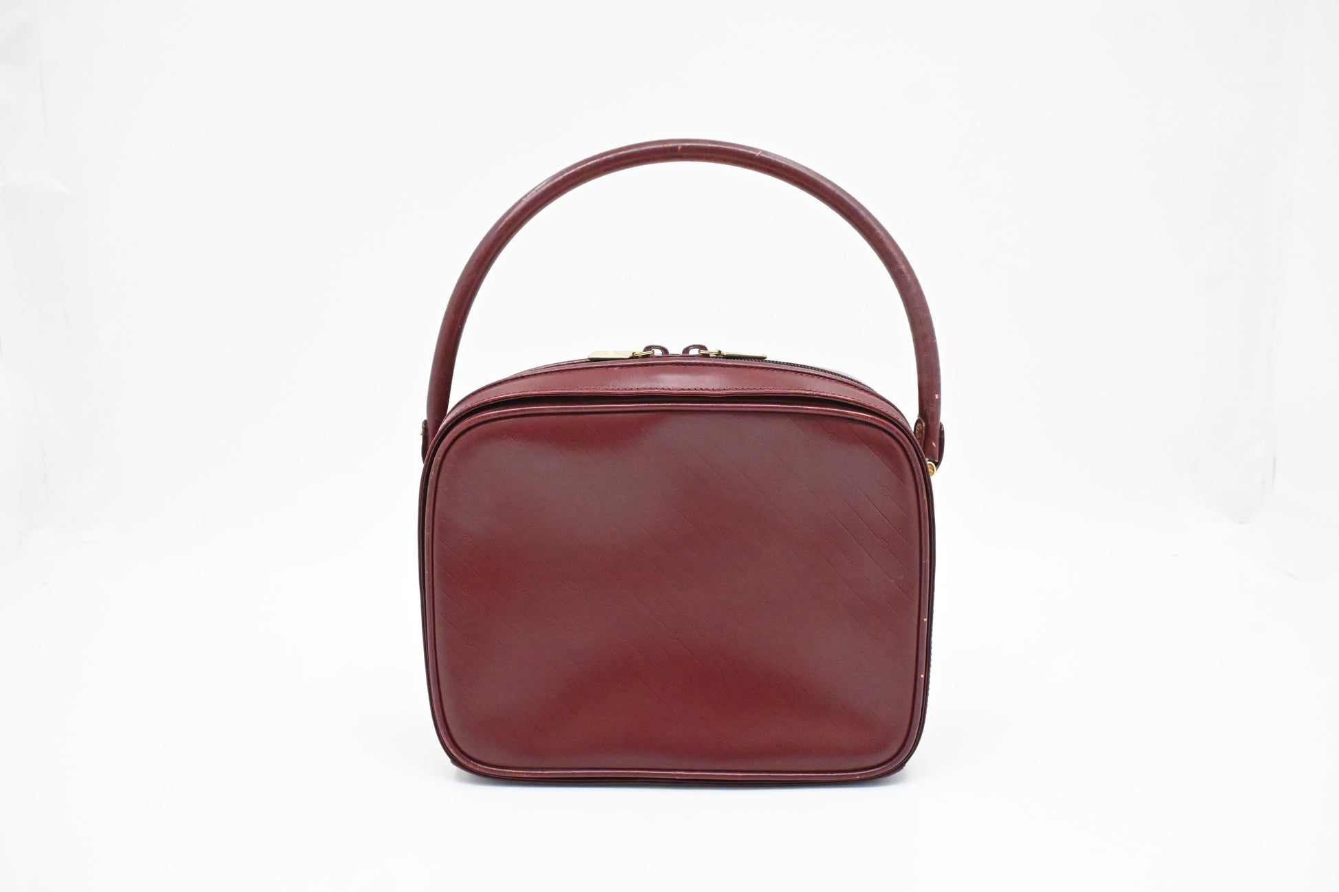 Gucci Burgundy Leather Handbag
