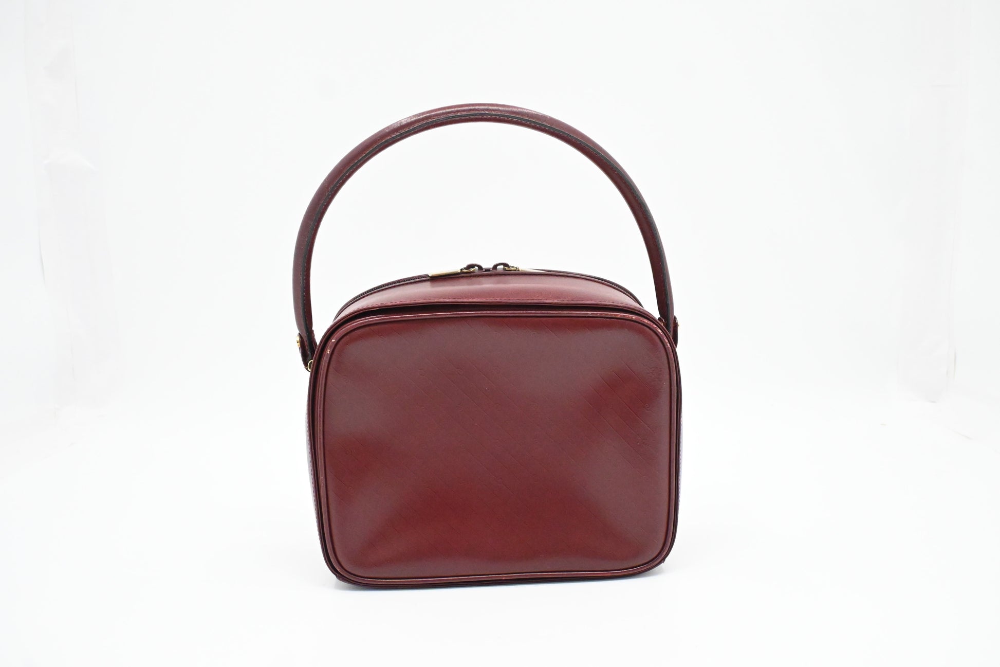 Gucci Burgundy Leather Handbag