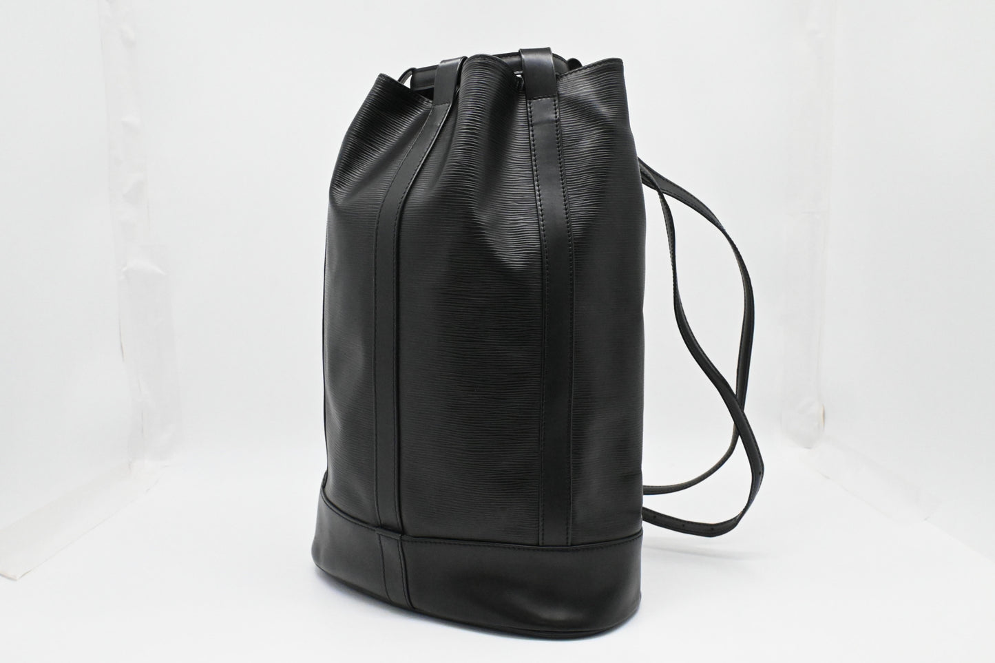Louis Vuitton Randonnee Black GM Leather Epi Handbag Leather 1