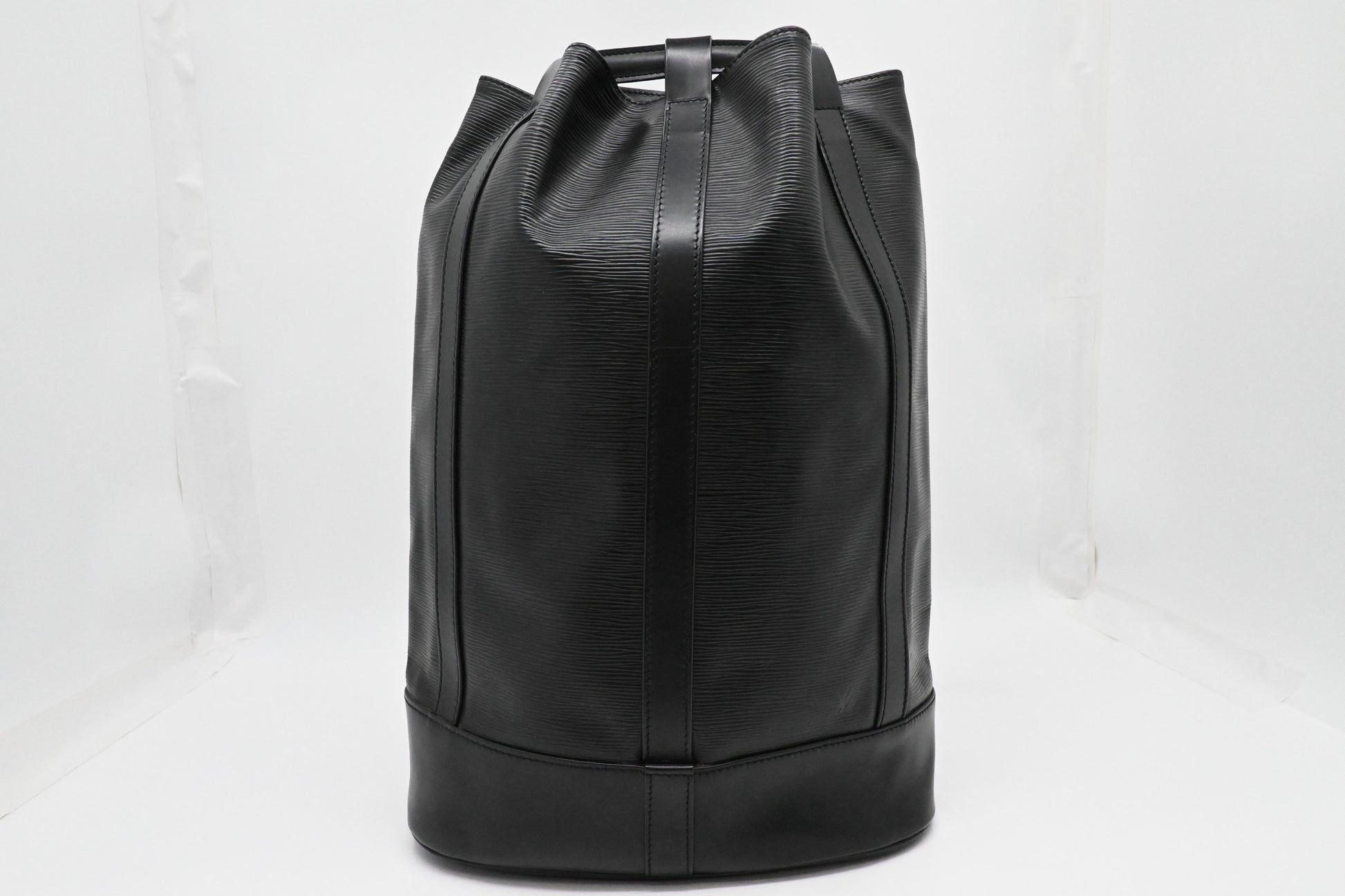 Louis Vuitton Randonnee Black GM Leather Epi Handbag Leather 1