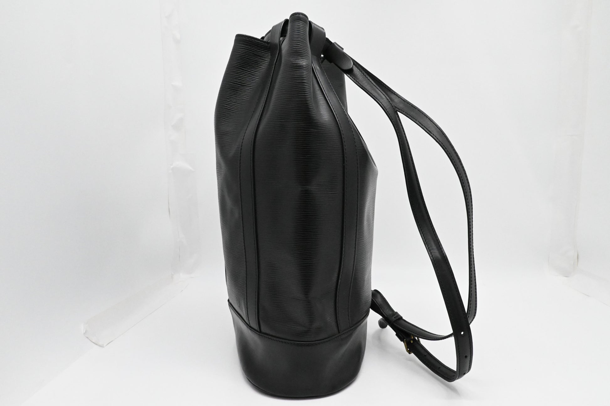 Louis Vuitton Randonnee Black GM Leather Epi Handbag Leather 1