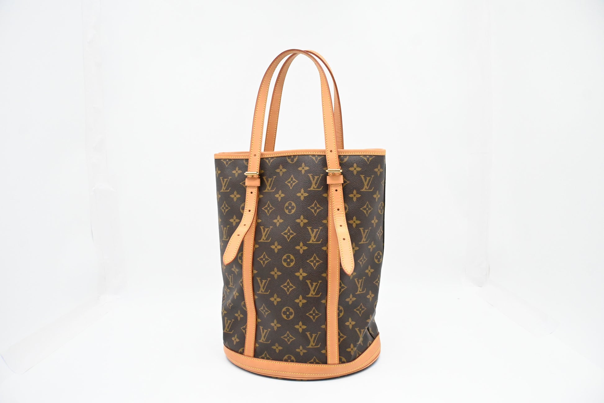 Louis Vuitton Bucket GM Monogram Canvas Bucket Bag Canvas 2