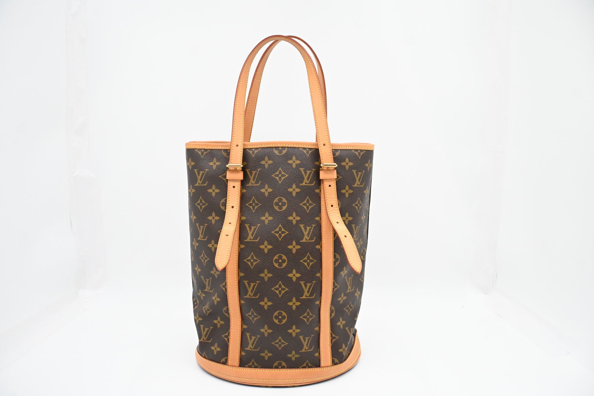Louis Vuitton Bucket GM Monogram Canvas Bucket Bag Canvas 2