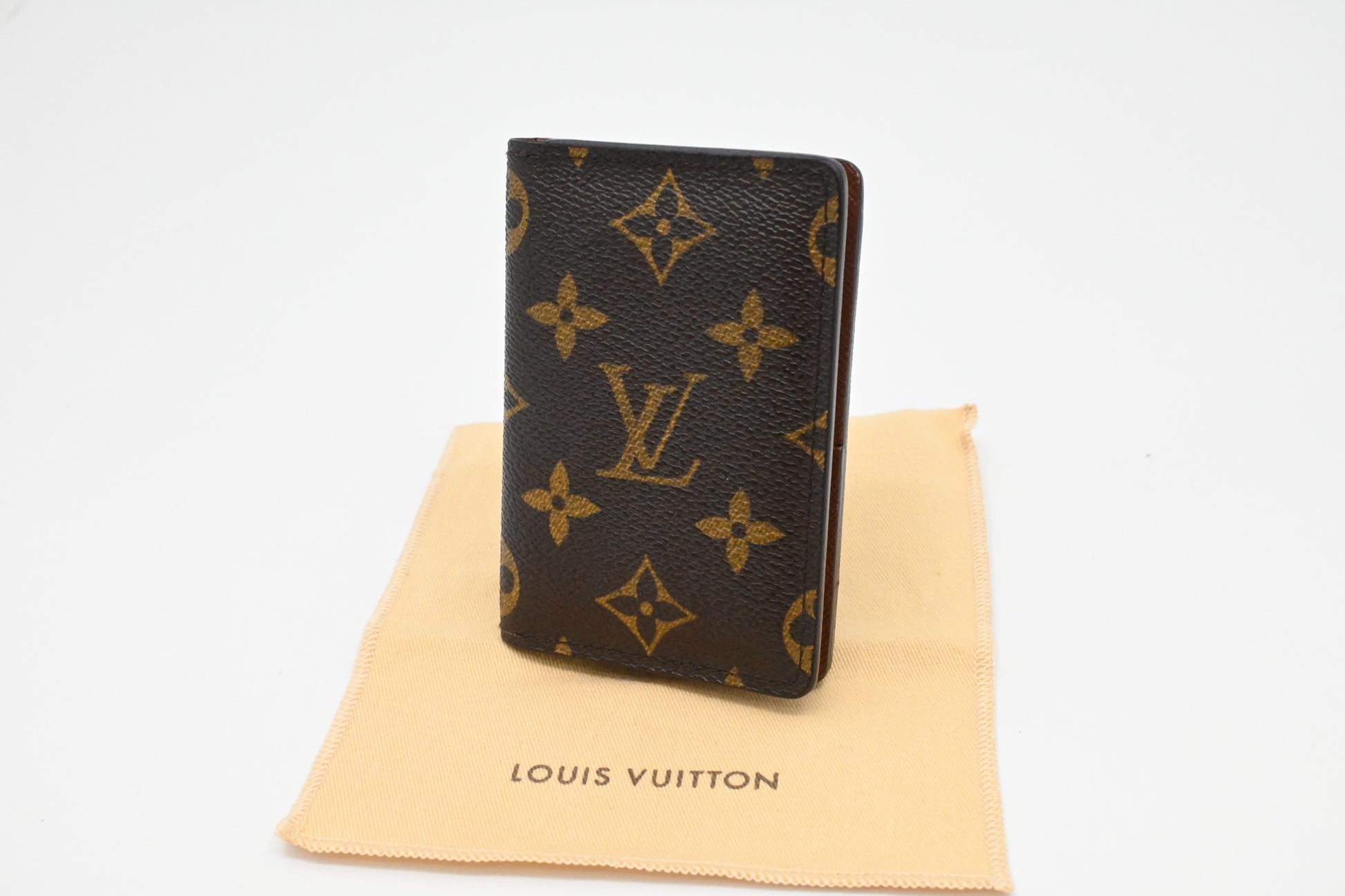 Louis Vuitton Card Monogram Canvas Wallet Case Canvas 9