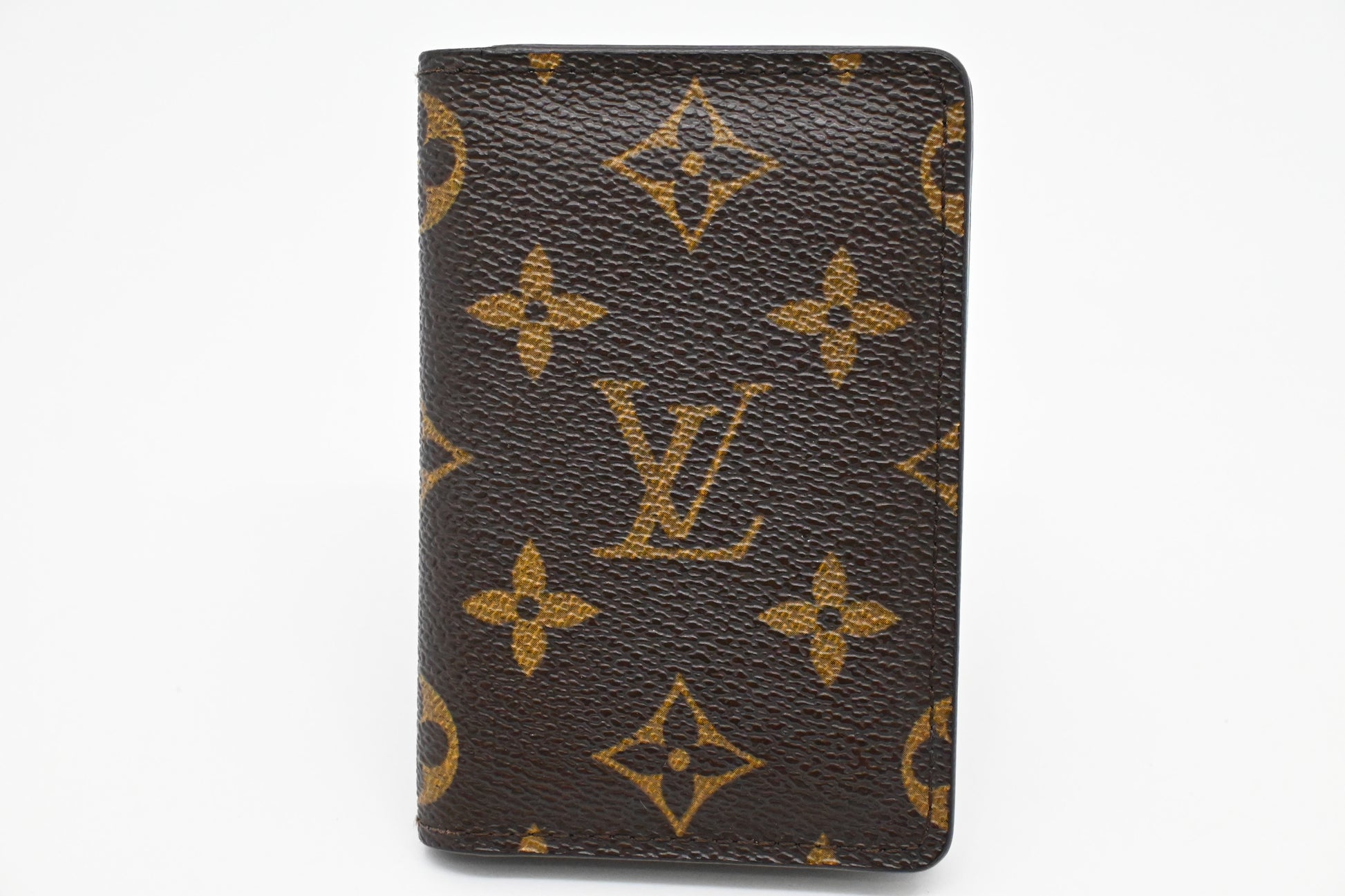 Louis Vuitton Card Monogram Canvas Wallet Case Canvas 9