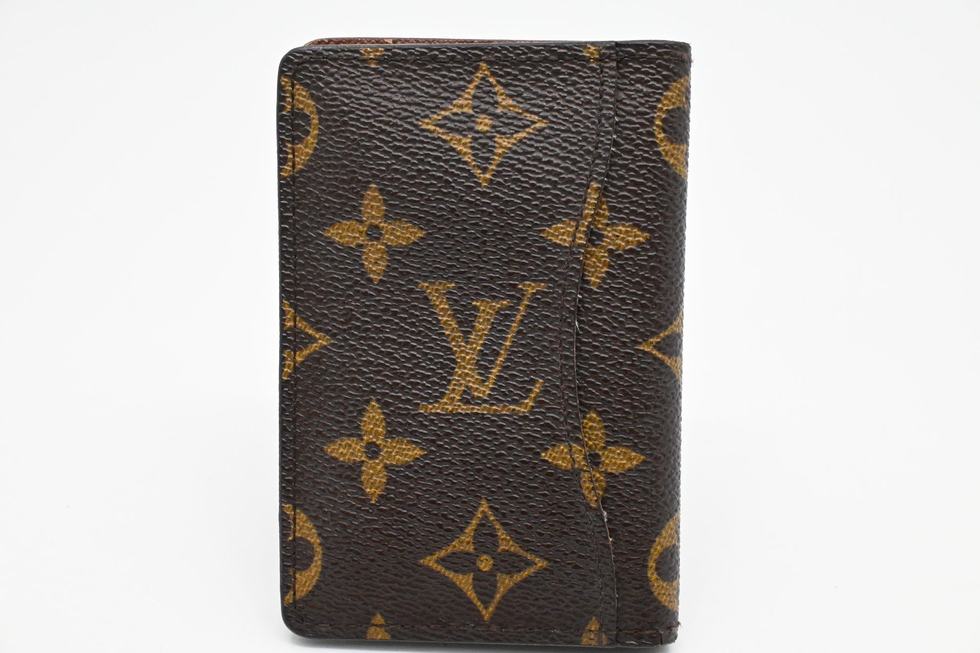 Louis Vuitton Card Monogram Canvas Wallet Case Canvas 9