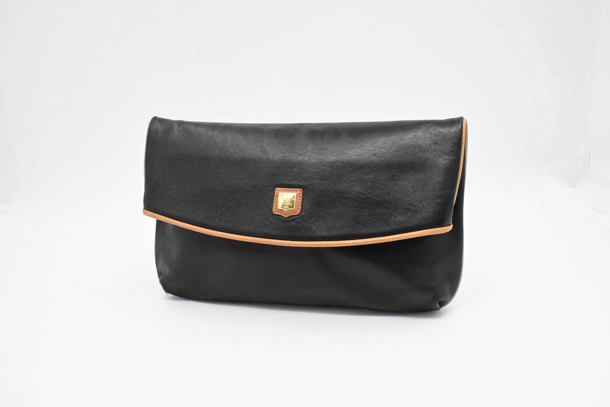 Celine Clutch In Handbag Leather Black Clutch Bag