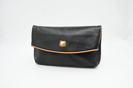 Celine Clutch In Handbag Leather Black Clutch Bag