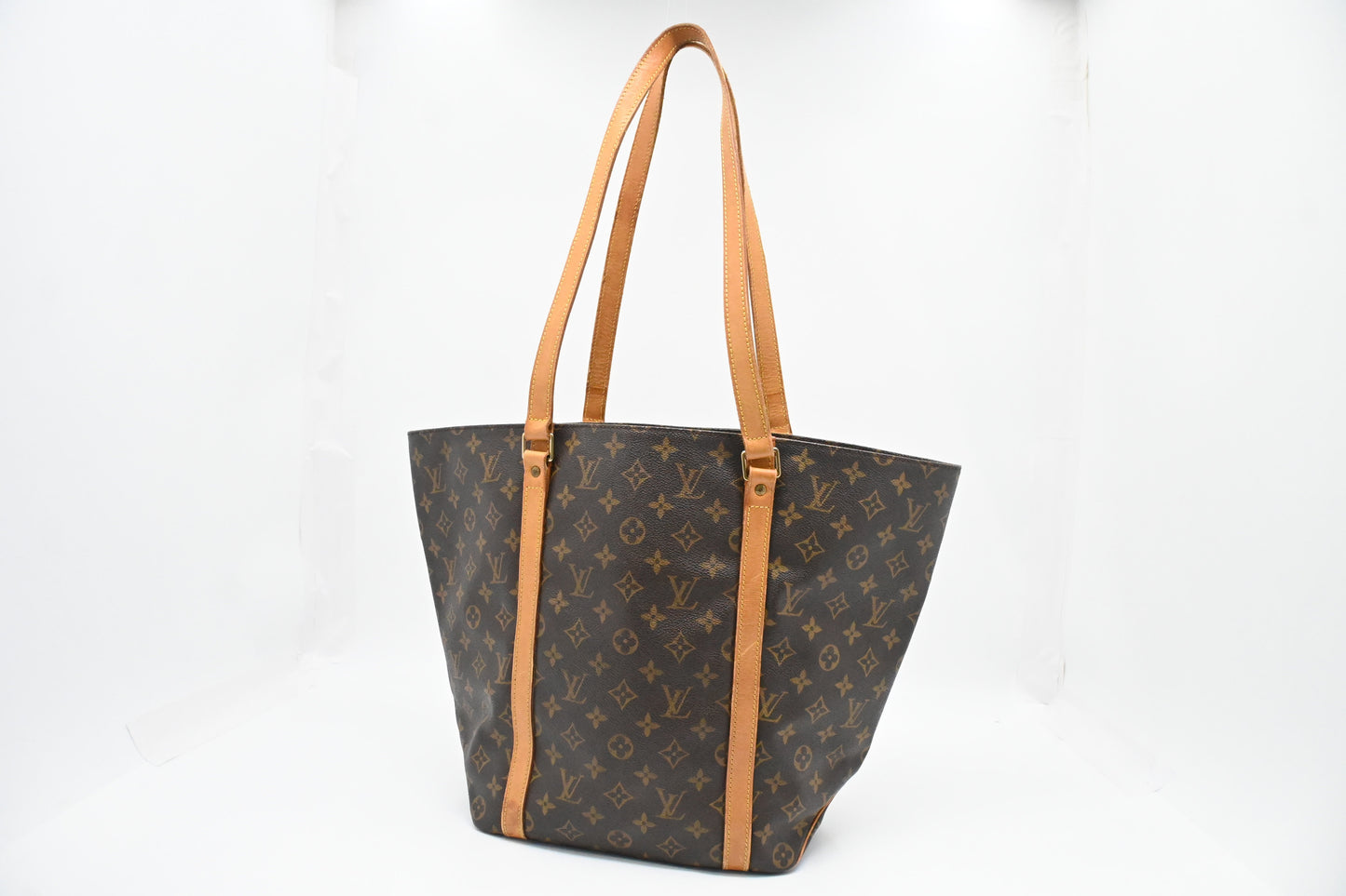 Louis Vuitton Sac Shopping 48 Monogram Canvas Handbag Canvas 6