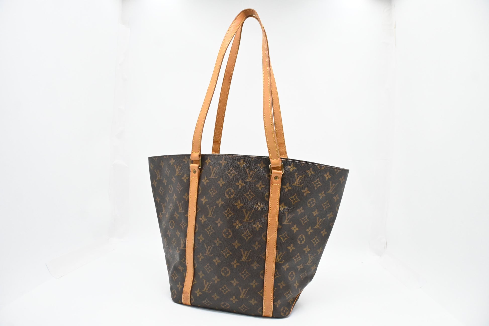 Louis Vuitton Sac Shopping 48 Monogram Canvas Handbag Canvas 6