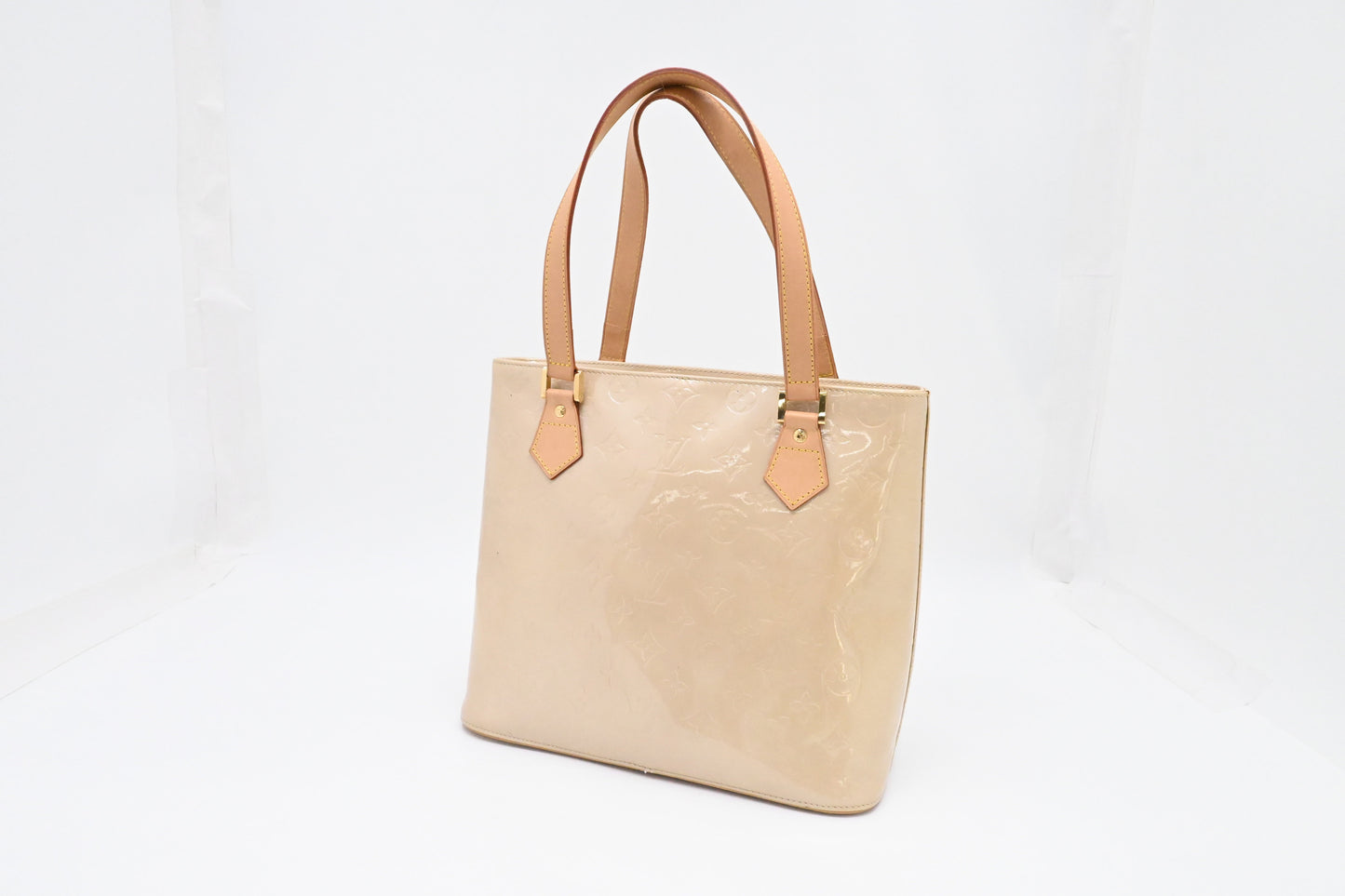 Louis Vuitton Houston Dune Vernis Leather Handbag