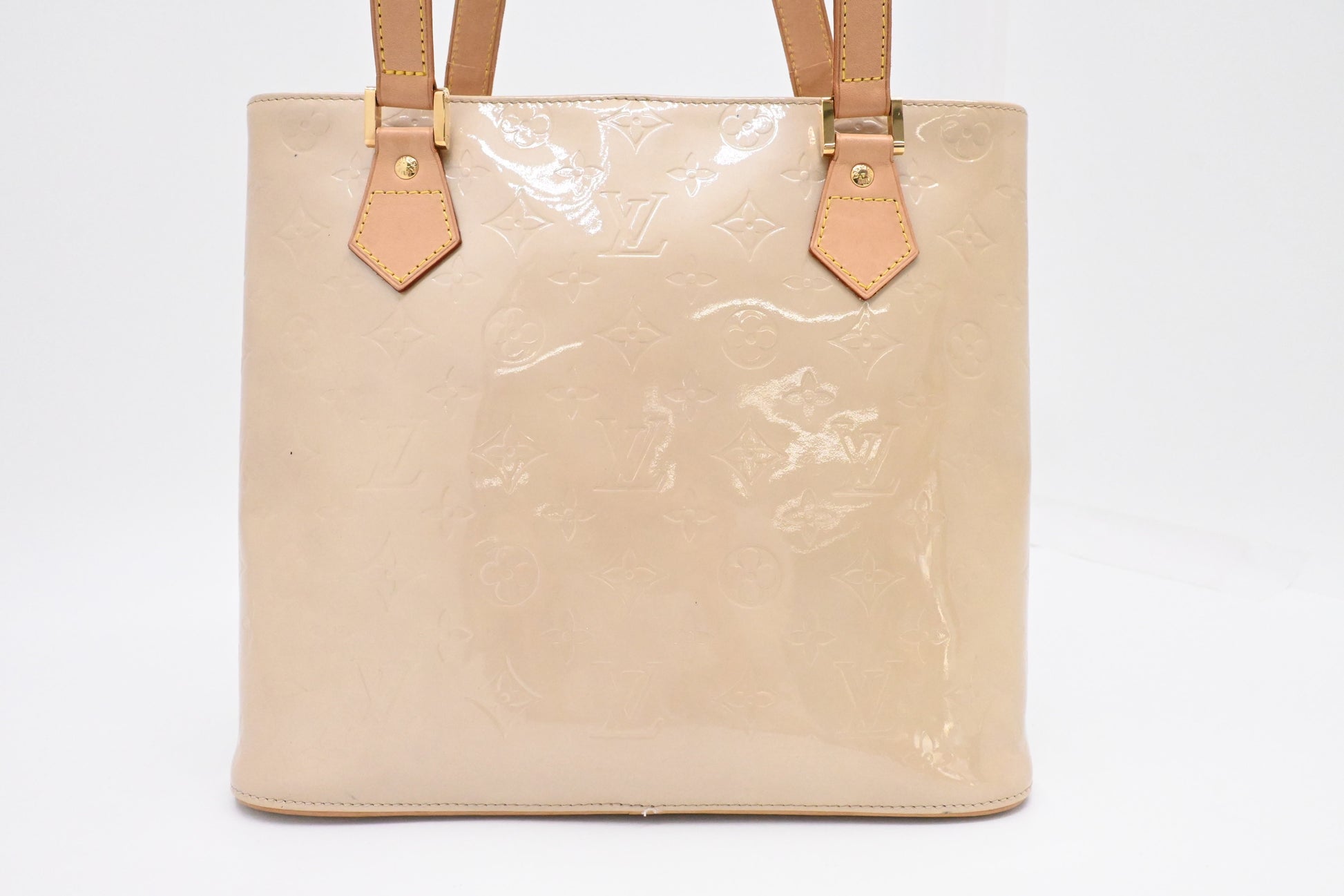 Louis Vuitton Houston Dune Vernis Leather Handbag