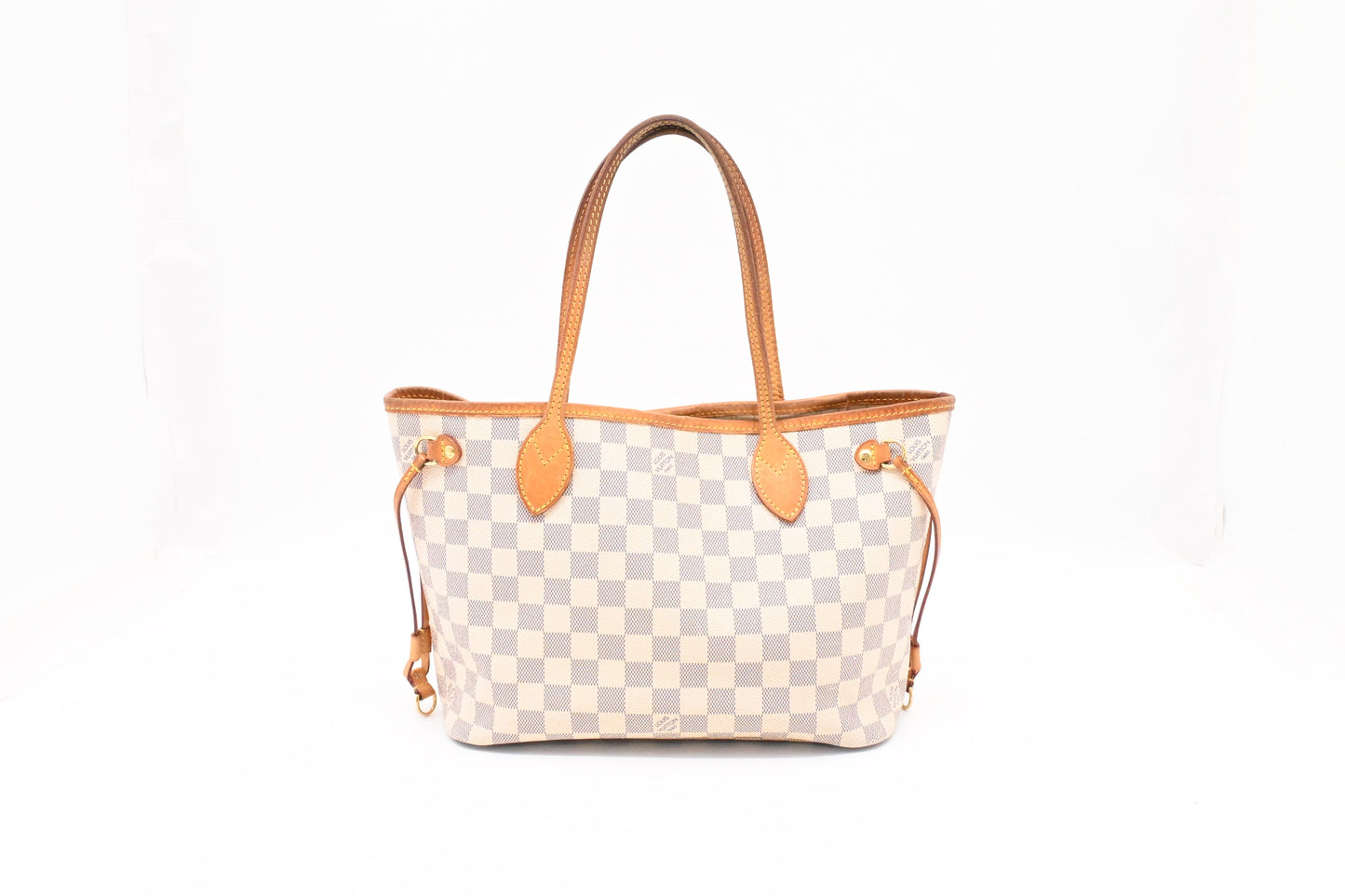 Louis Vuitton Neverfull PM Azur Damier Canvas Tote Bag Canvas 7