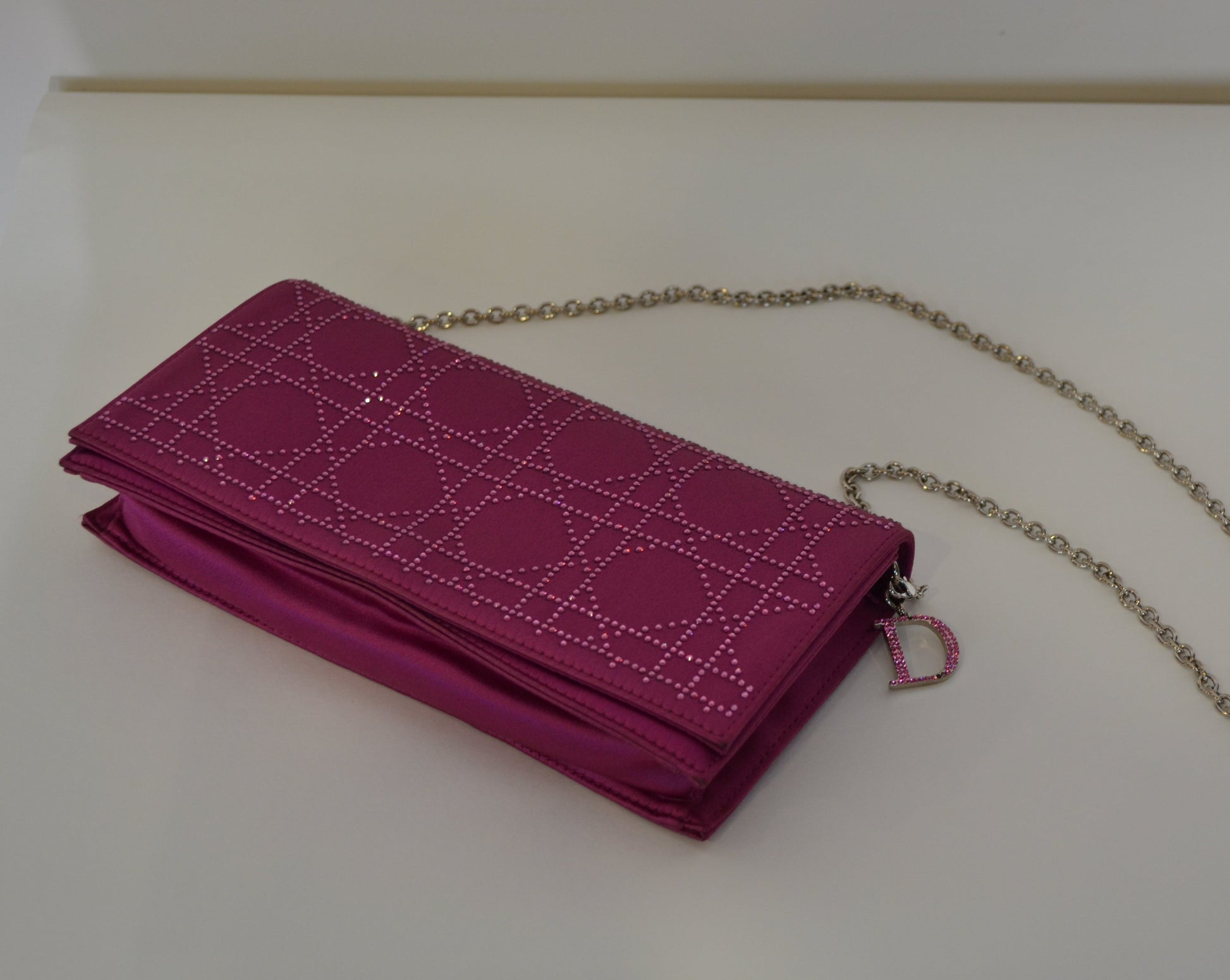 Dior Crossbody Bag Christian Burgundy Clutch With Rhinestones And Satin Silver Chain Clutch Bag
