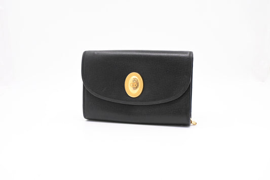 Dior Shoulder Bag In Leather Black