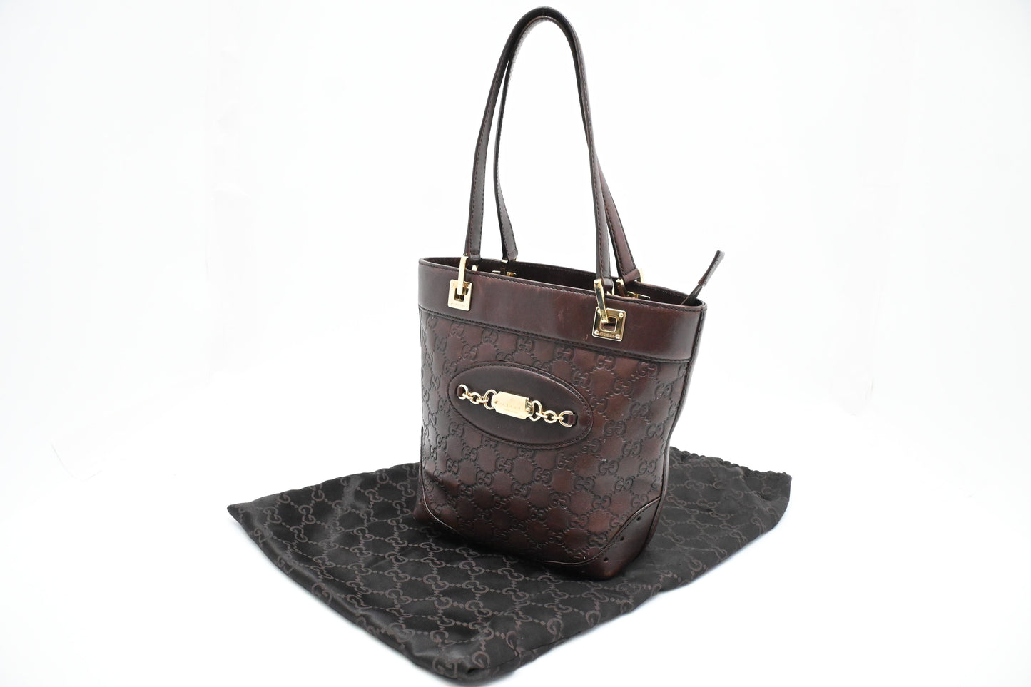 Gucci Plum Guccissima Leather Shoulder Bag