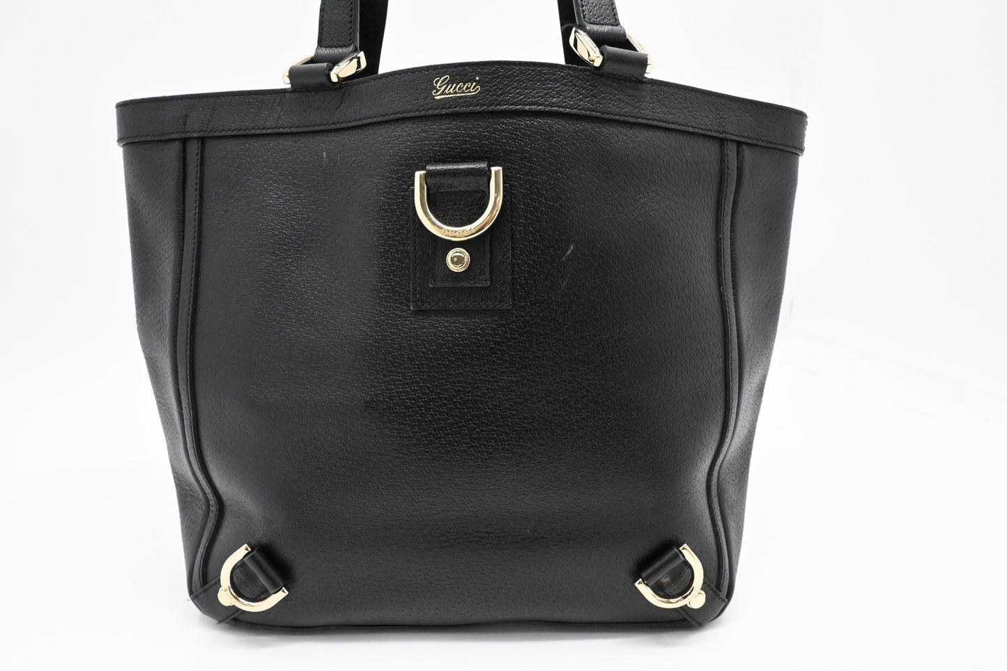 Gucci Black Leather 3 Handbag