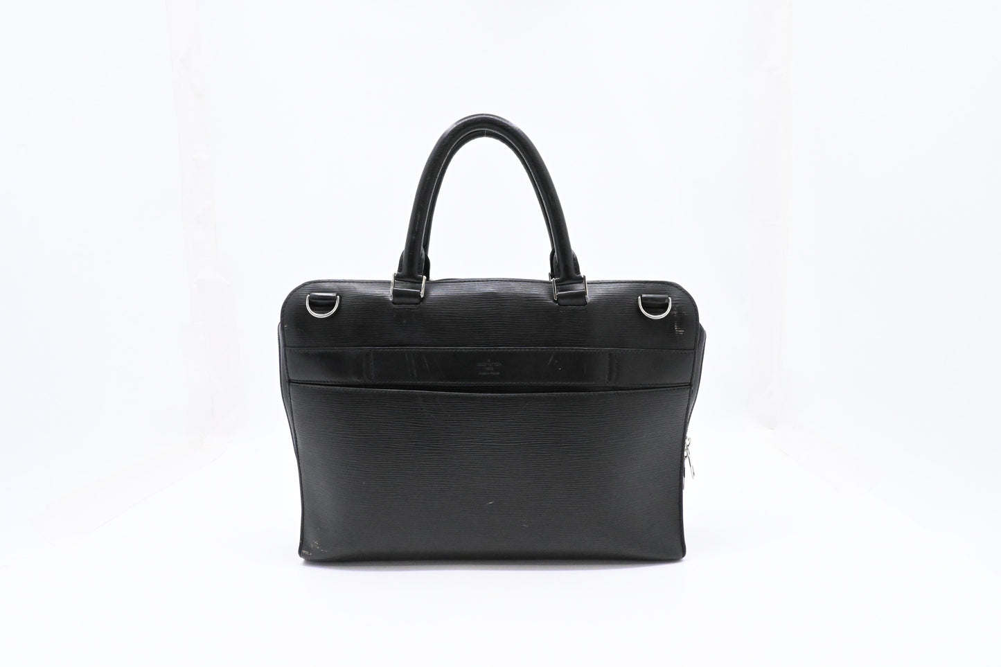 Louis Vuitton Bassano Epi Leather Black Handbag