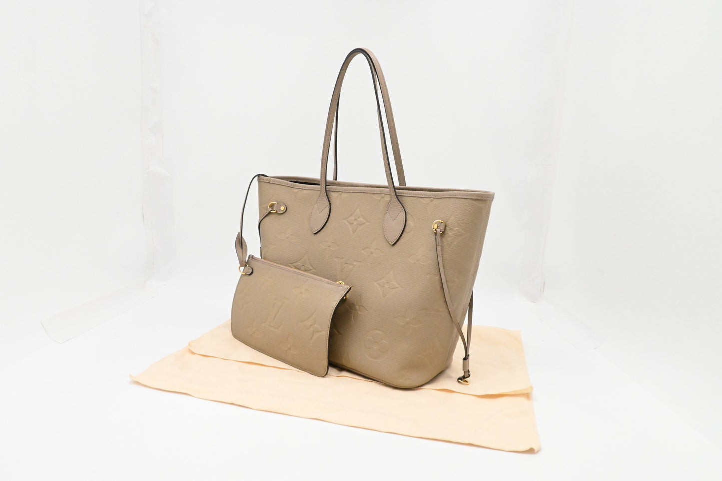 Louis Vuitton Neverfull MM Turtledove Empreinte Leather Tote Bag Leather 1