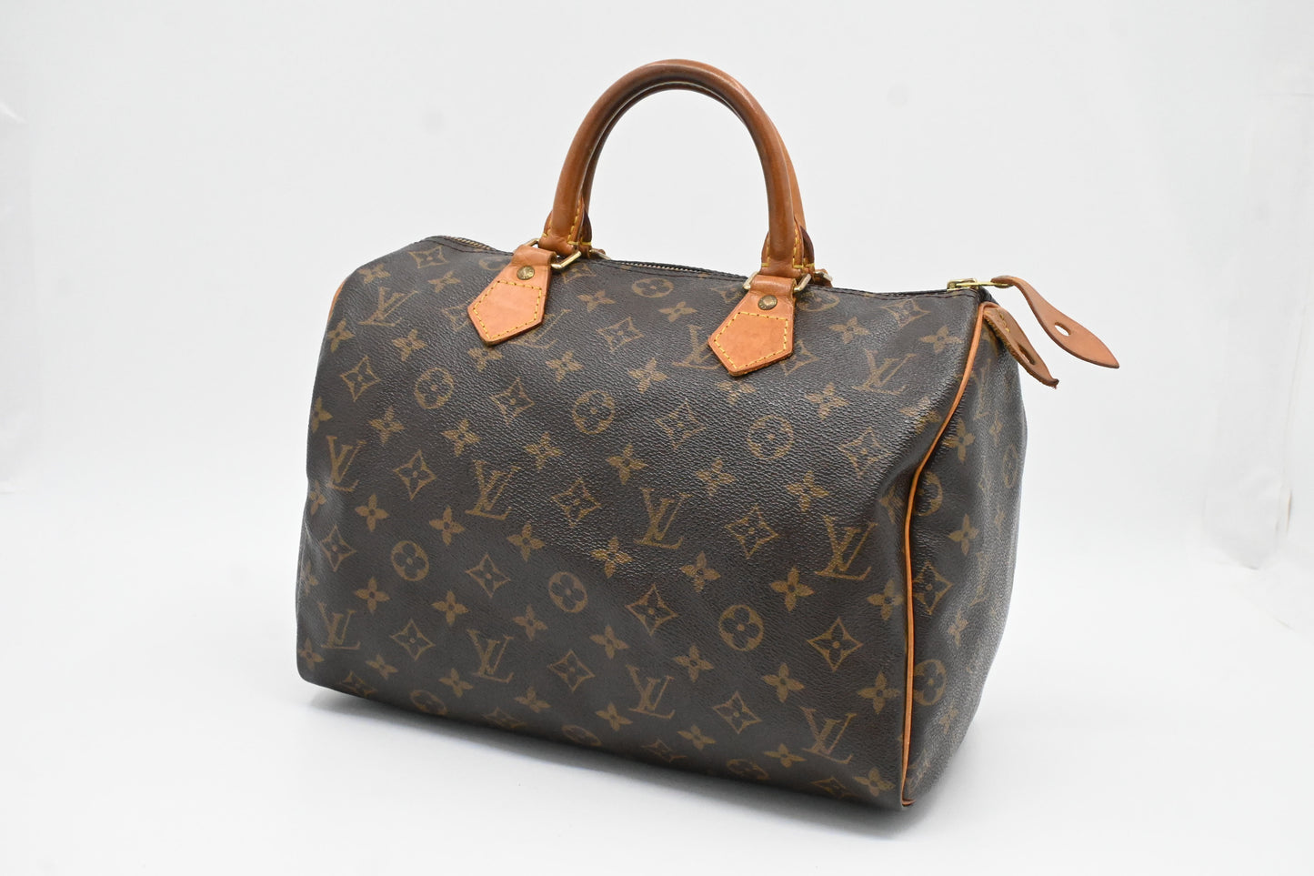 Louis Vuitton Speedy 30 Monogram Canvas Handbag Canvas 7