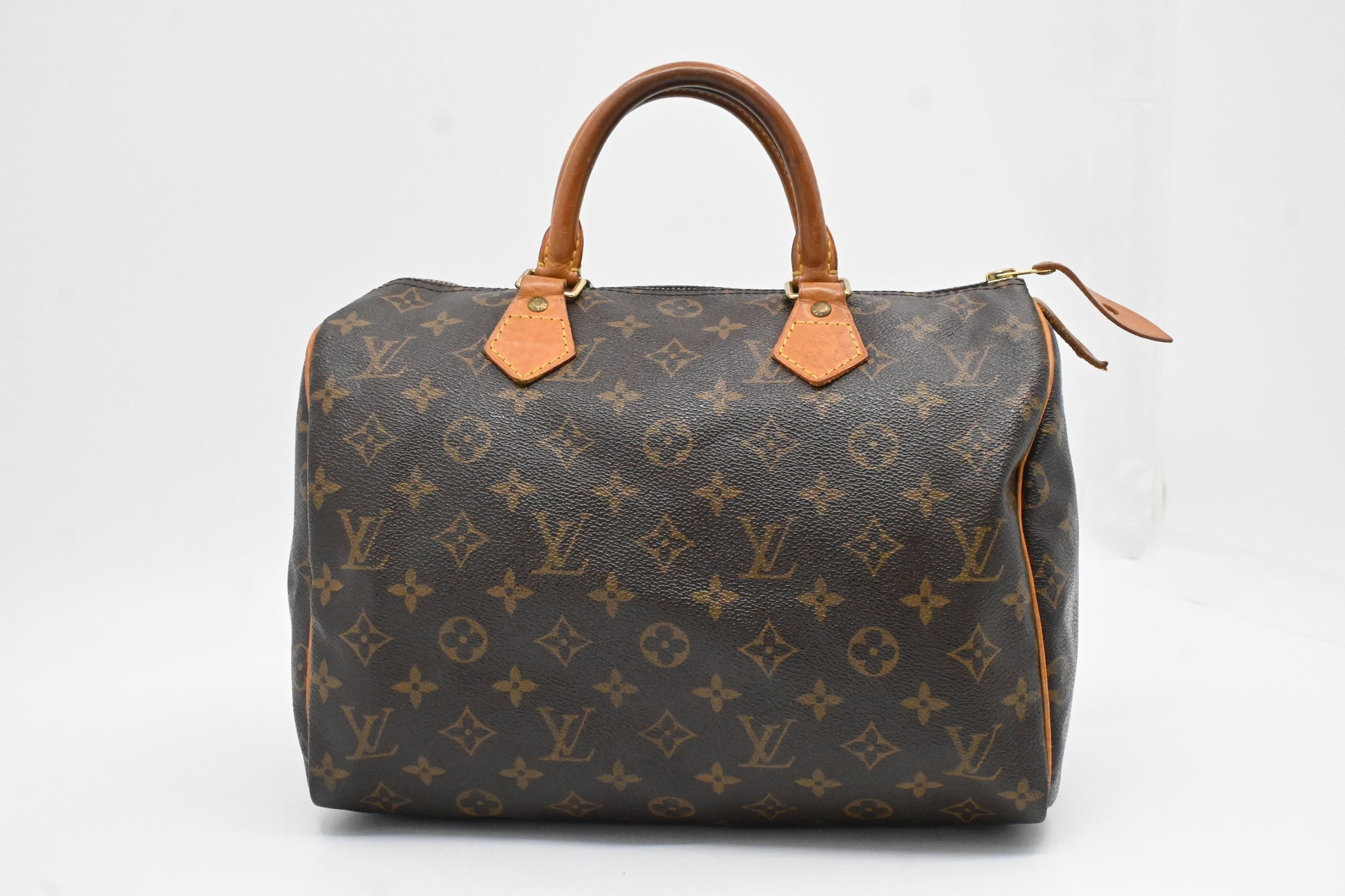 Louis Vuitton Speedy 30 Monogram Canvas Handbag Canvas 7