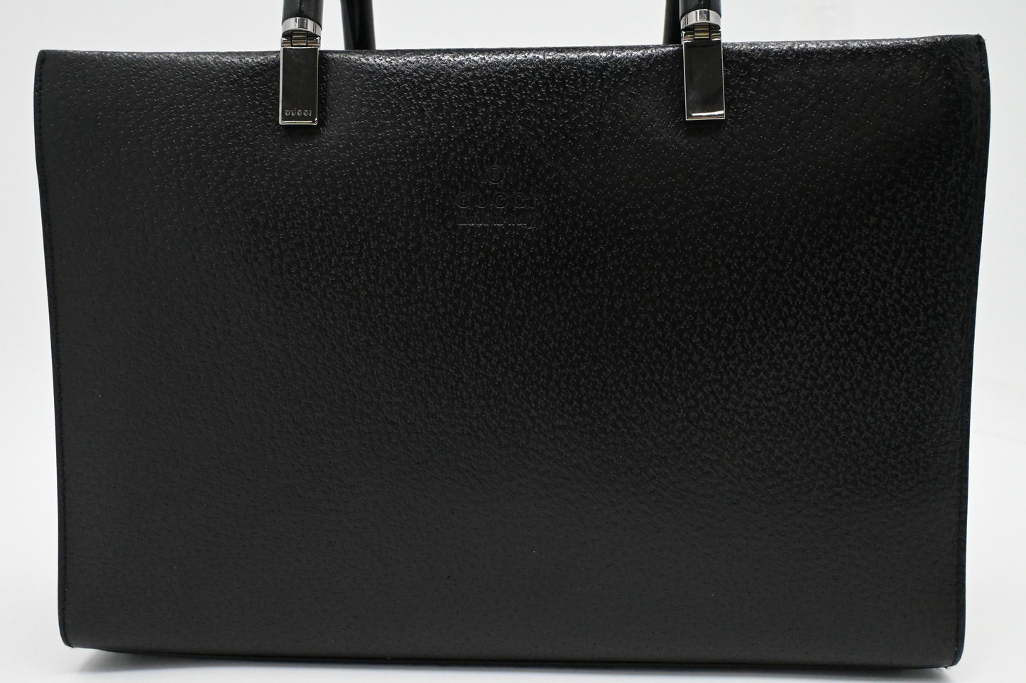 Gucci Bamboo Leather Black Handbag Leather 1