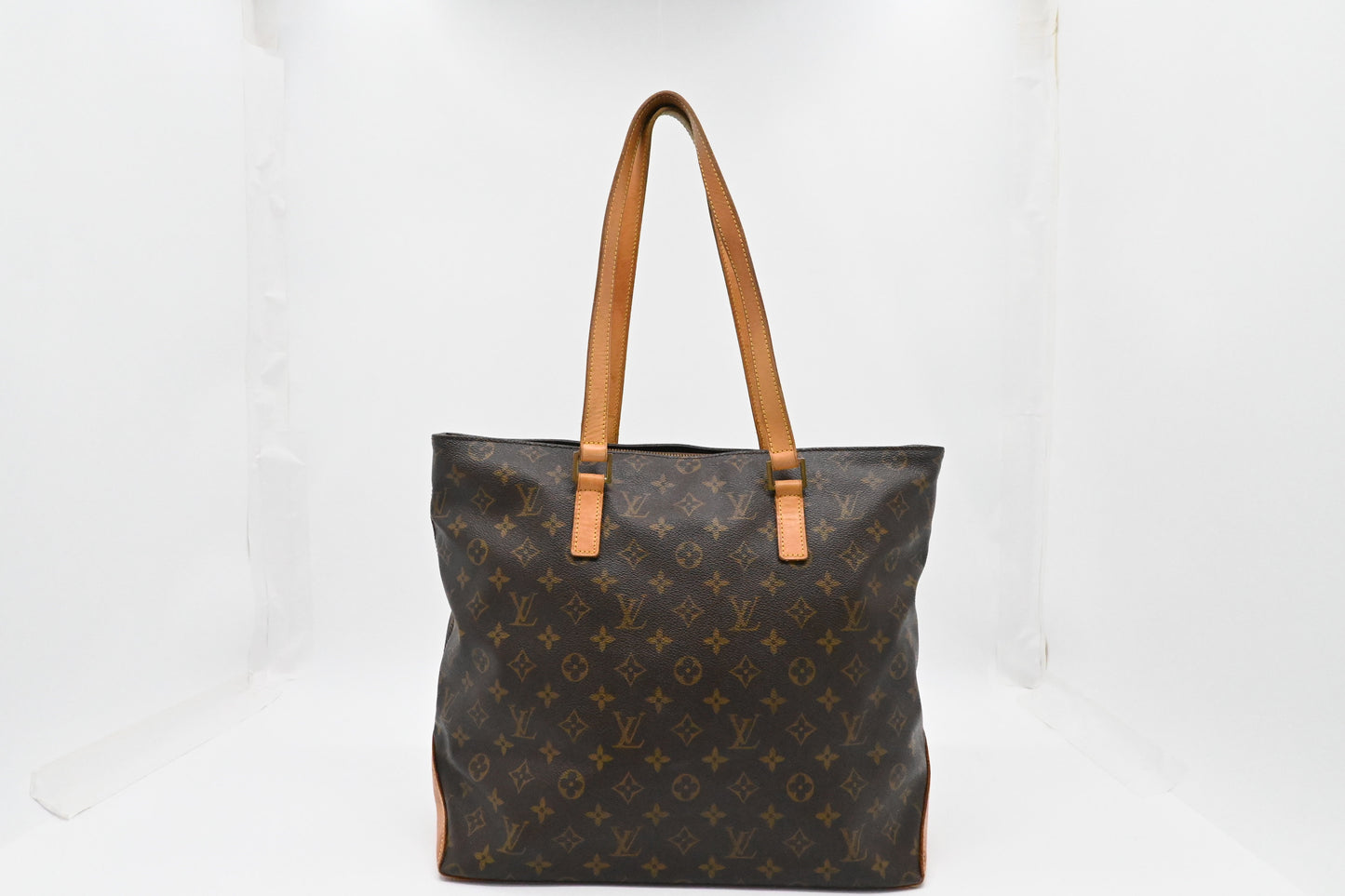 Louis Vuitton Cabas Mezzo Monogram Canvas Handbag Canvas 6