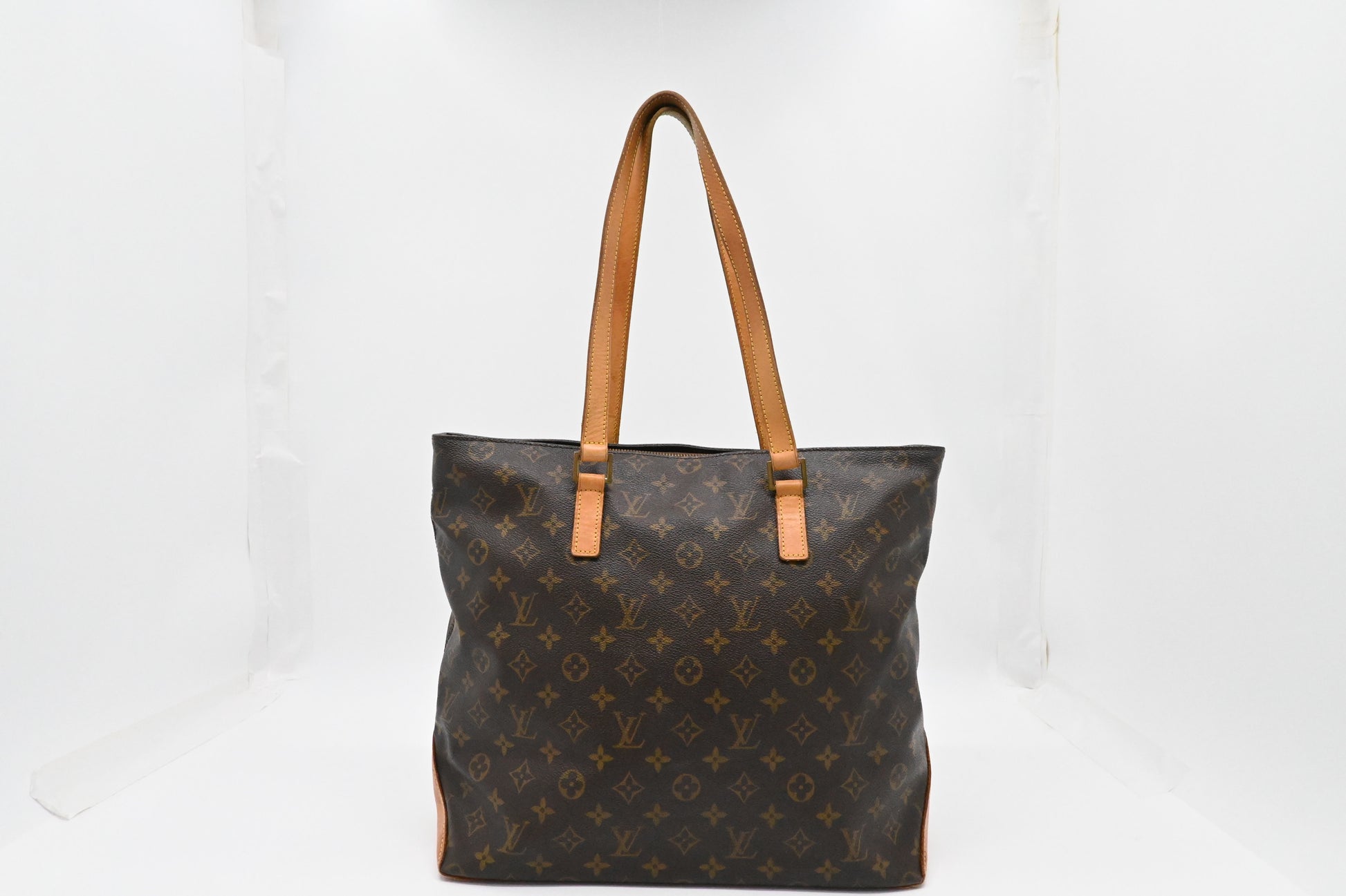 Louis Vuitton Cabas Mezzo Monogram Canvas Handbag Canvas 6