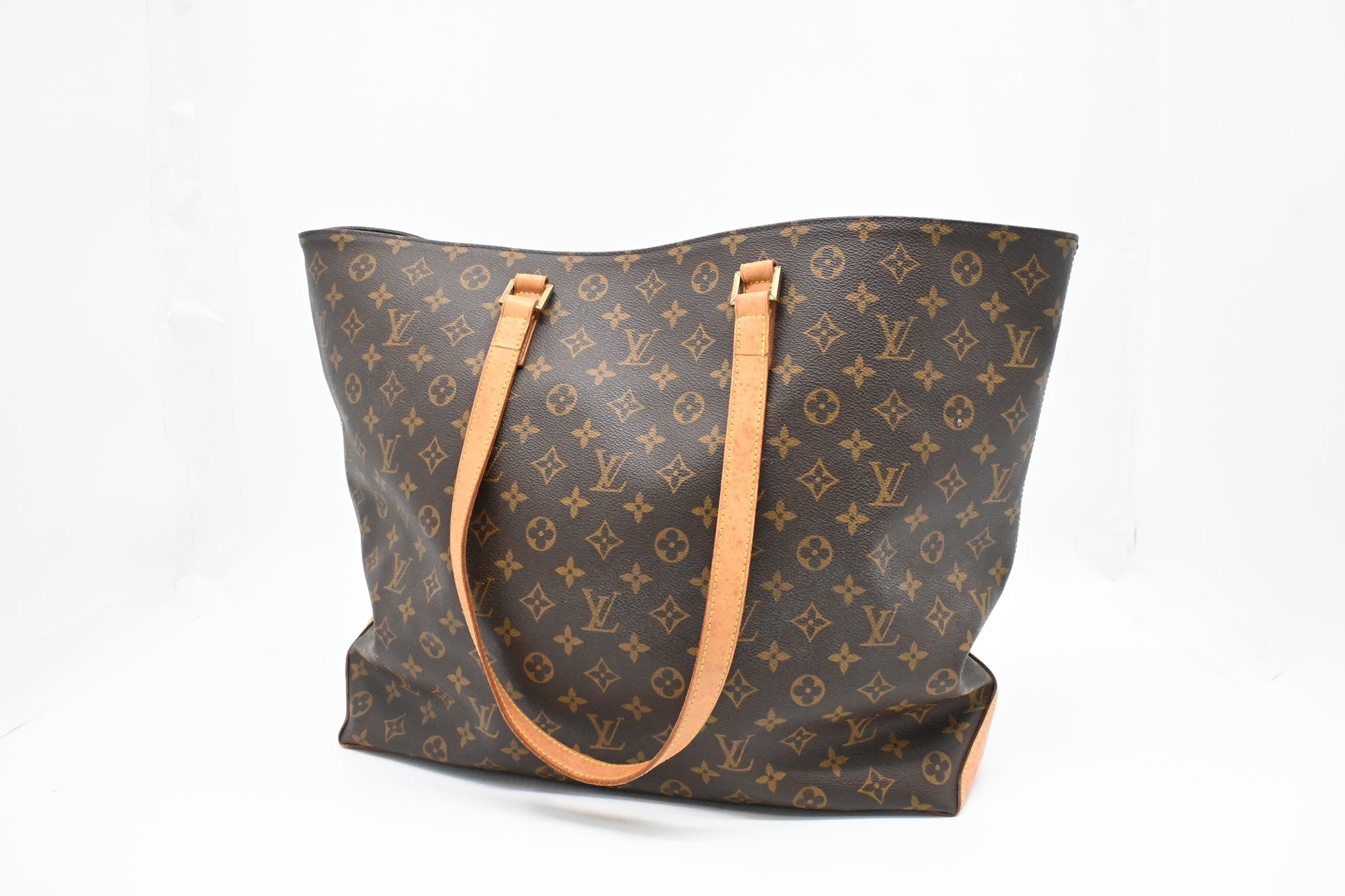 Louis Vuitton Cabas Alto Monogram Canvas Handbag Canvas 4