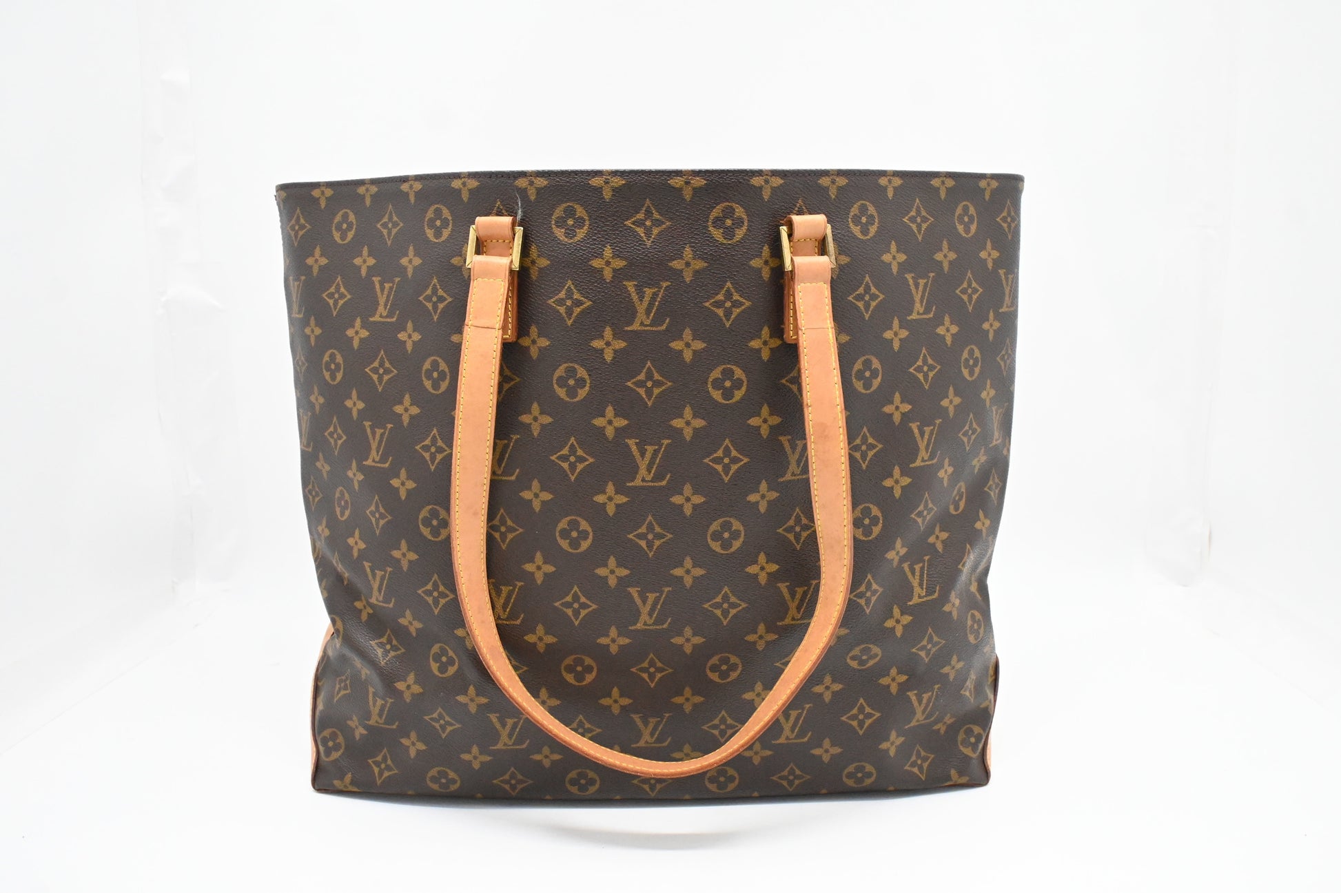 Louis Vuitton Cabas Alto Monogram Canvas Handbag Canvas 4