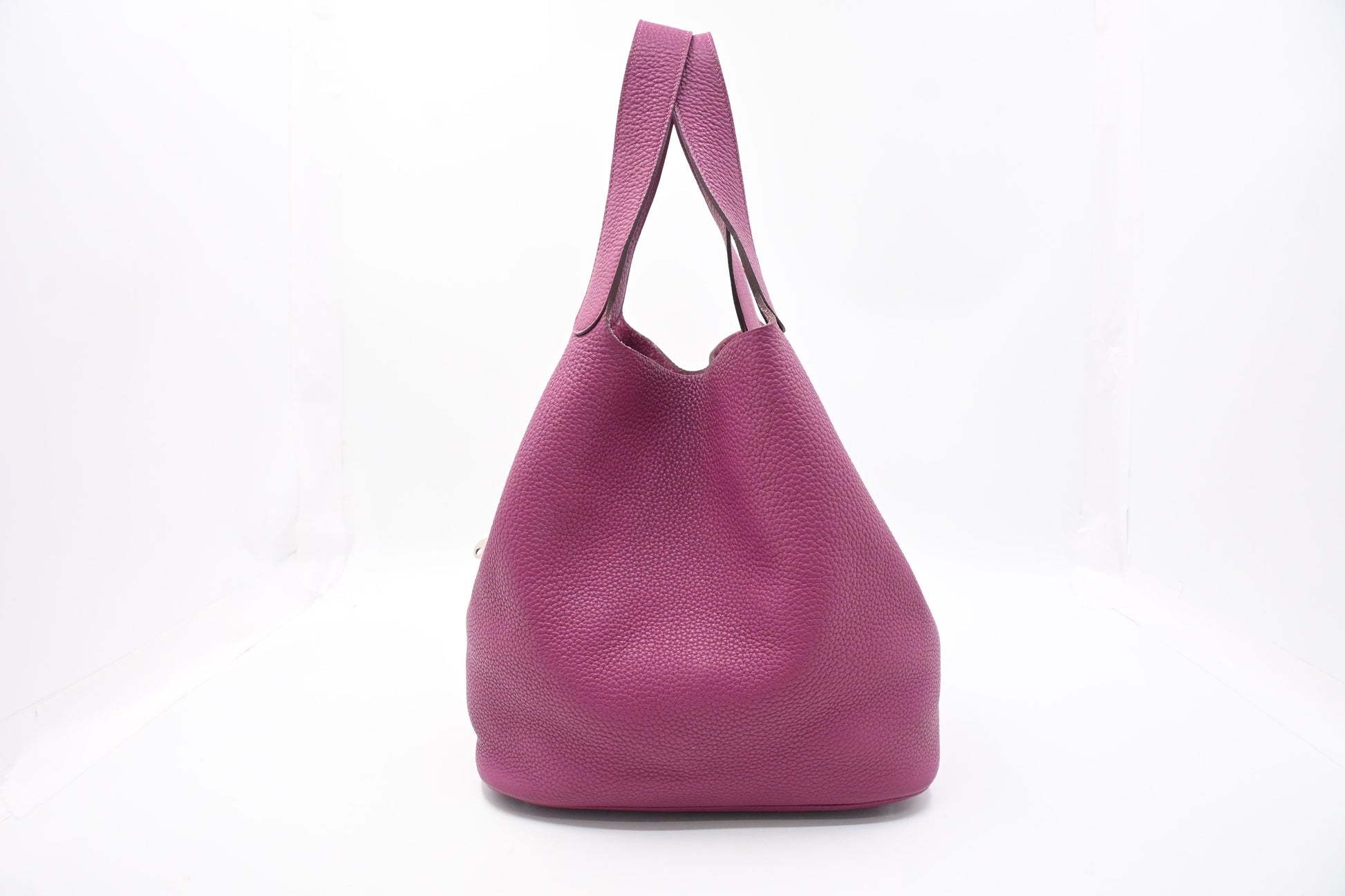 Hermes Picotin Lock In Rose Handbag Leather Travel Bag