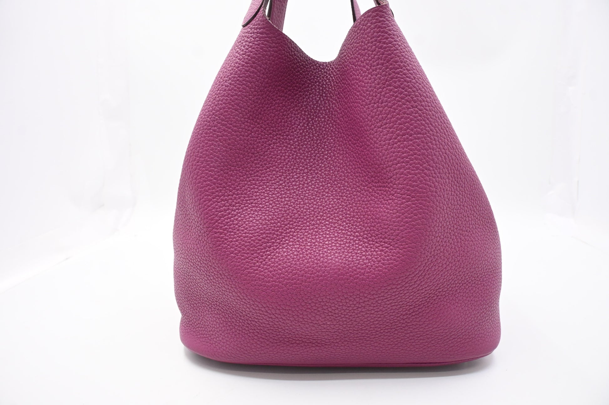 Hermes Picotin Lock In Rose Handbag Leather Travel Bag